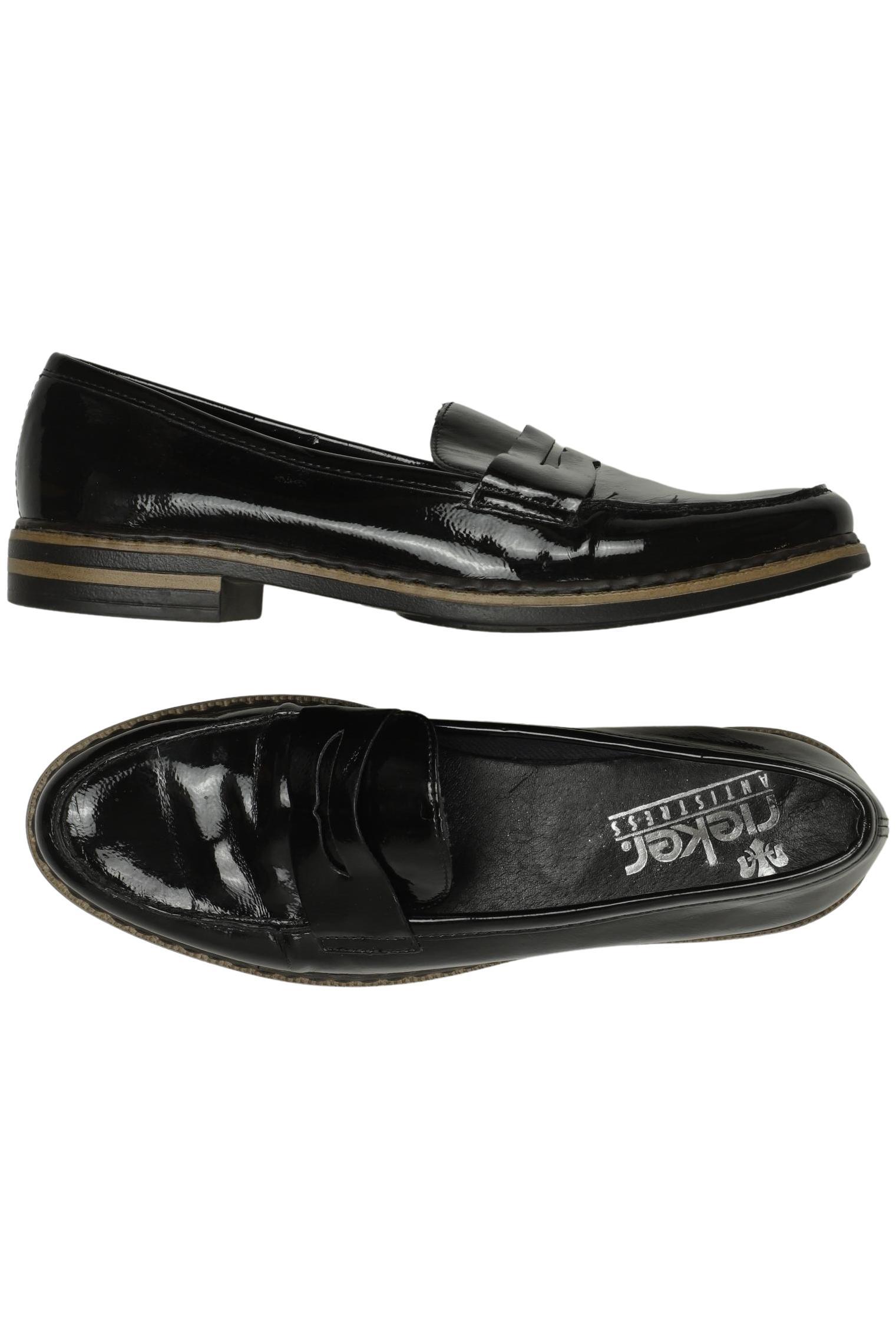 

Rieker Damen Halbschuh, schwarz, Gr. 39