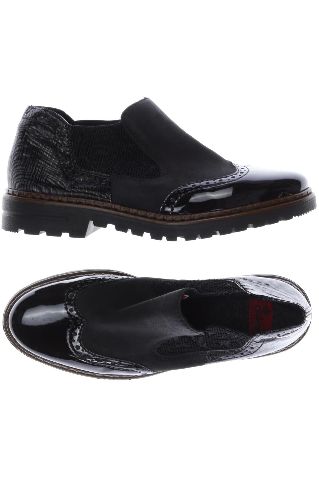 

Rieker Damen Halbschuh, schwarz, Gr. 38