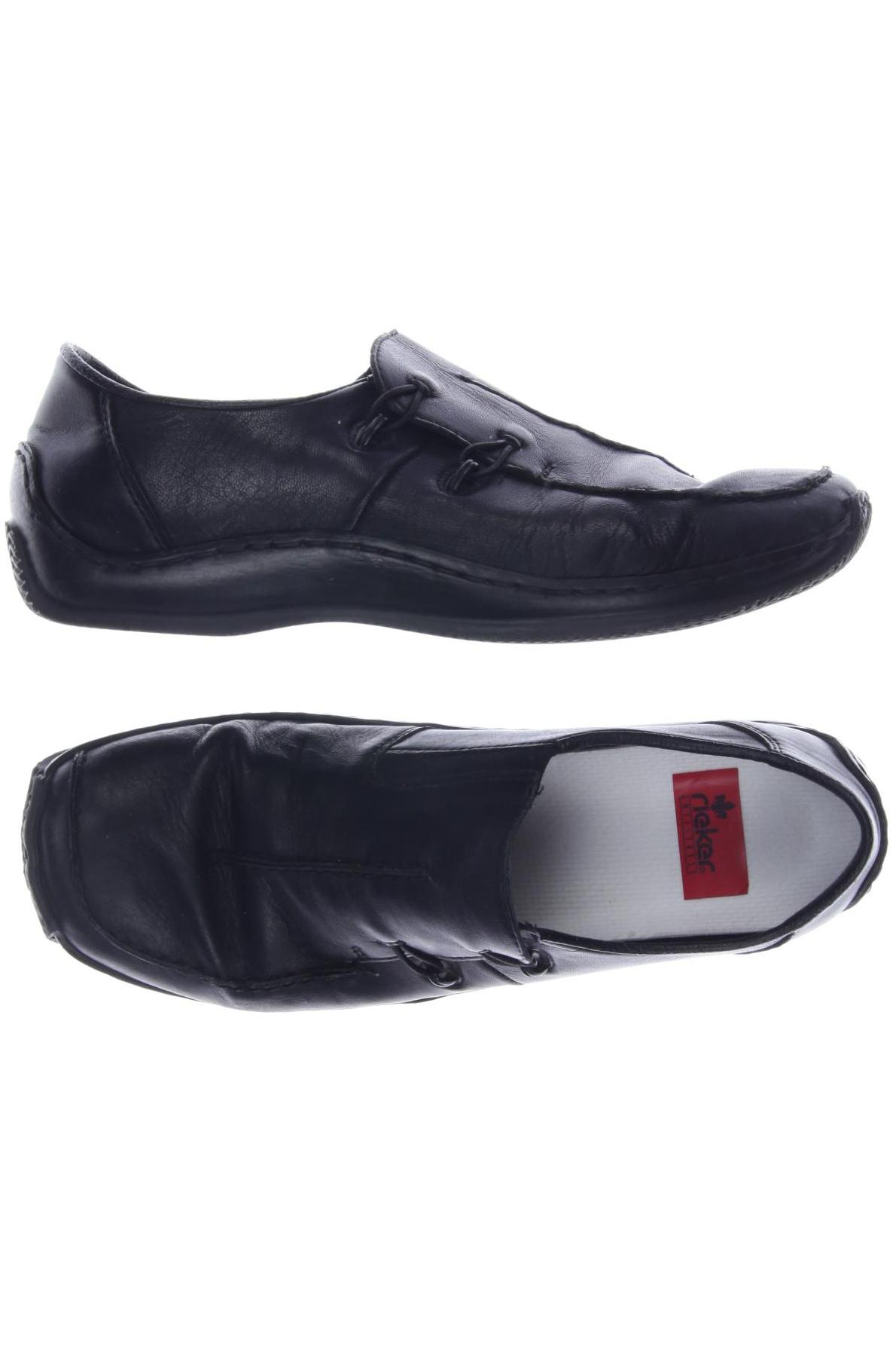 

Rieker Damen Halbschuh, schwarz, Gr. 39