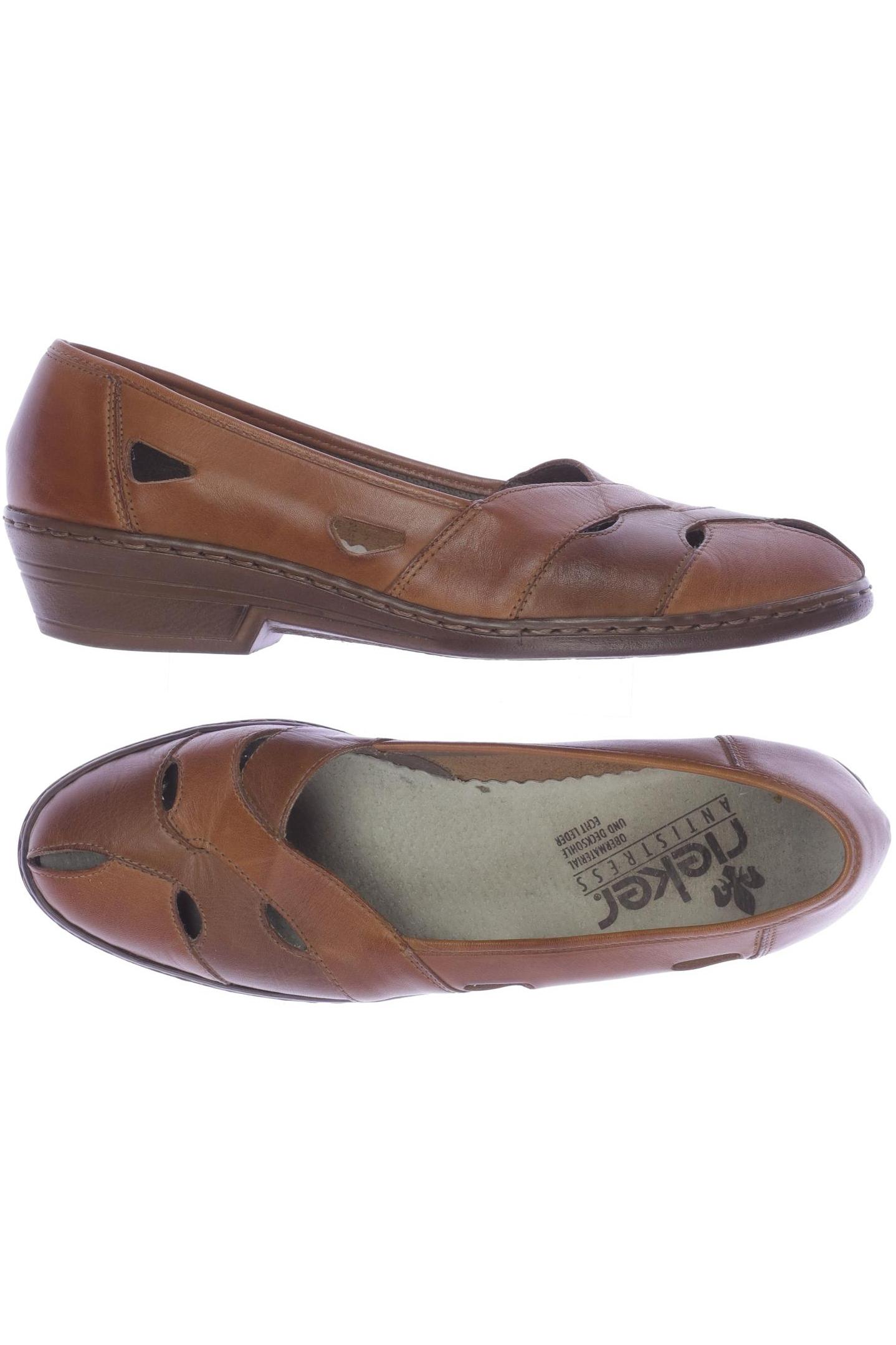 

Rieker Damen Halbschuh, braun, Gr. 7