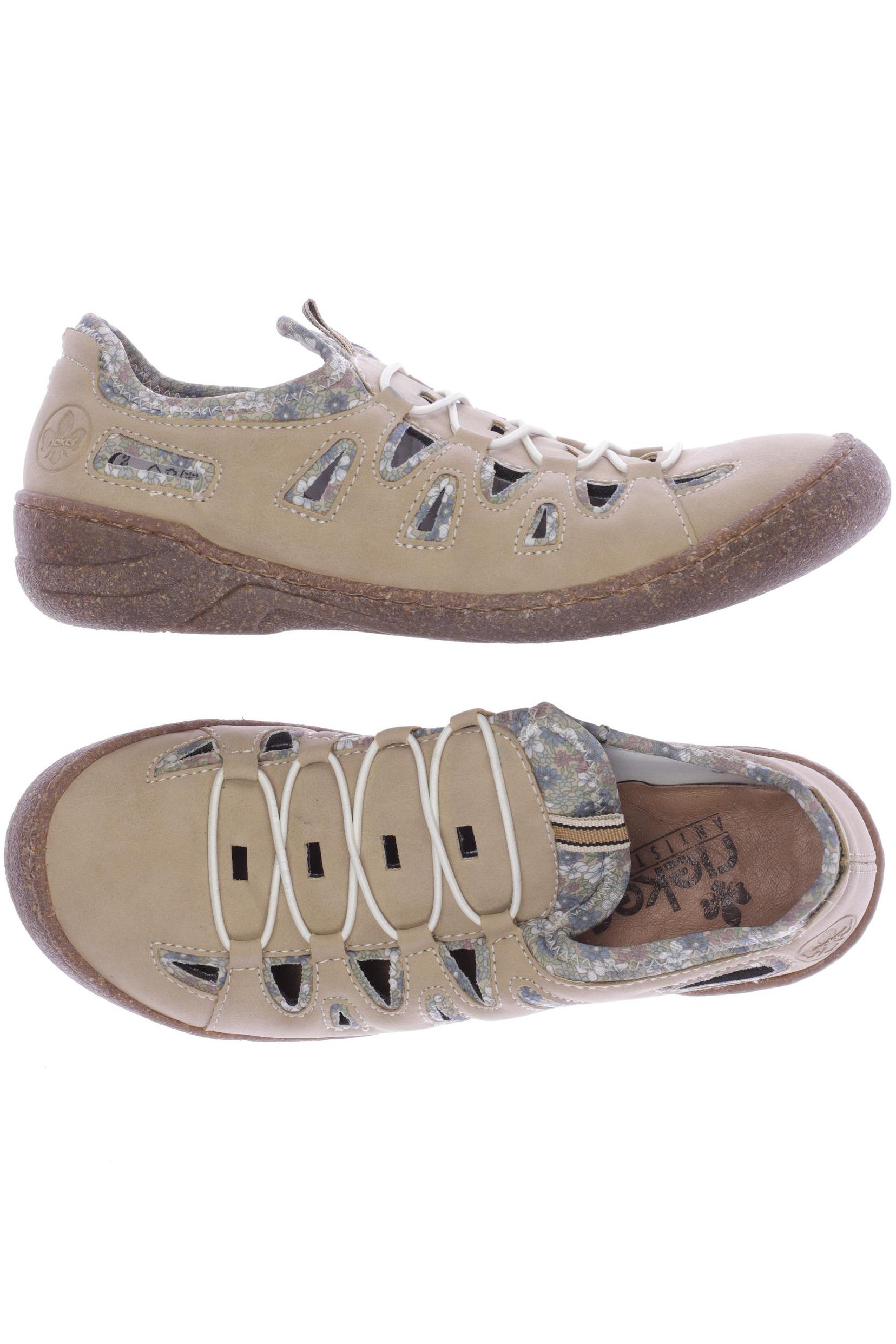 

Rieker Damen Halbschuh, beige, Gr. 40