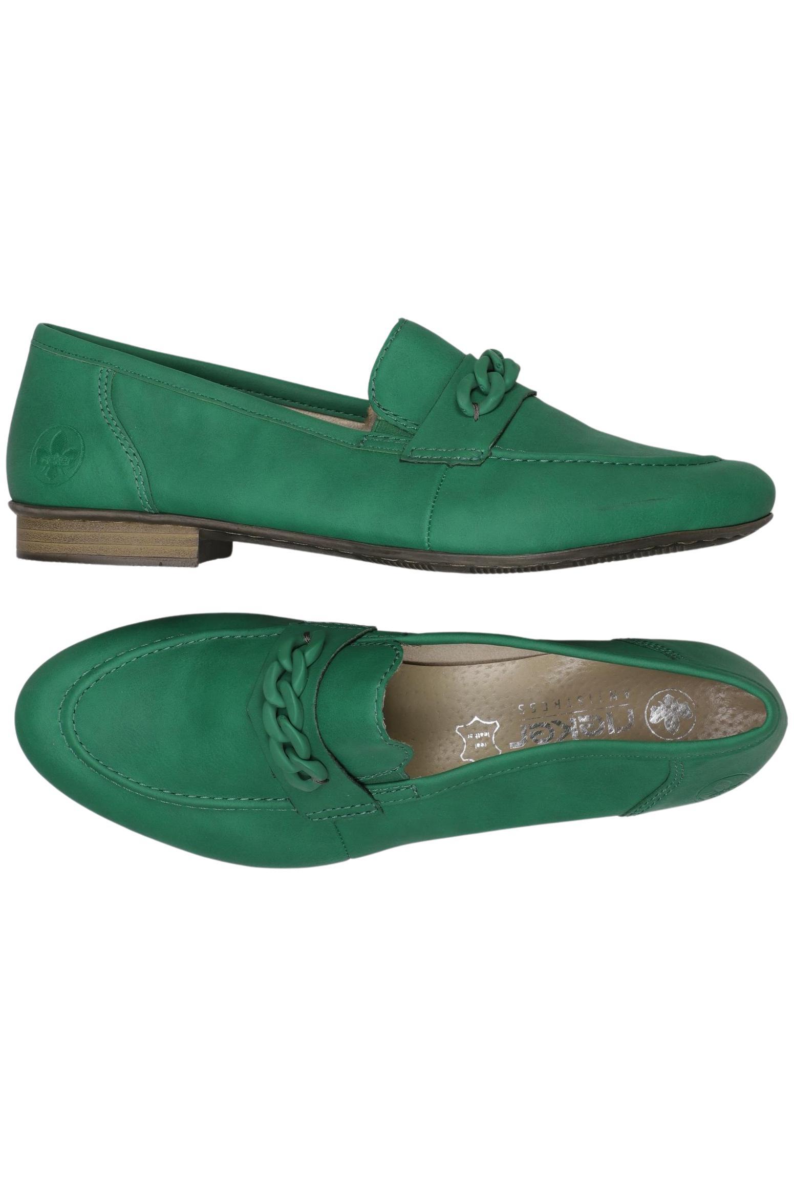 

Rieker Damen Halbschuh, grün, Gr. 42