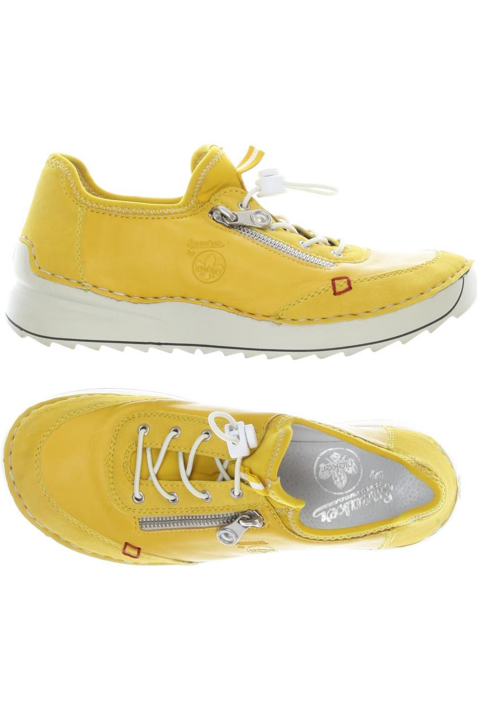 

Rieker Damen Halbschuh, orange, Gr. 38