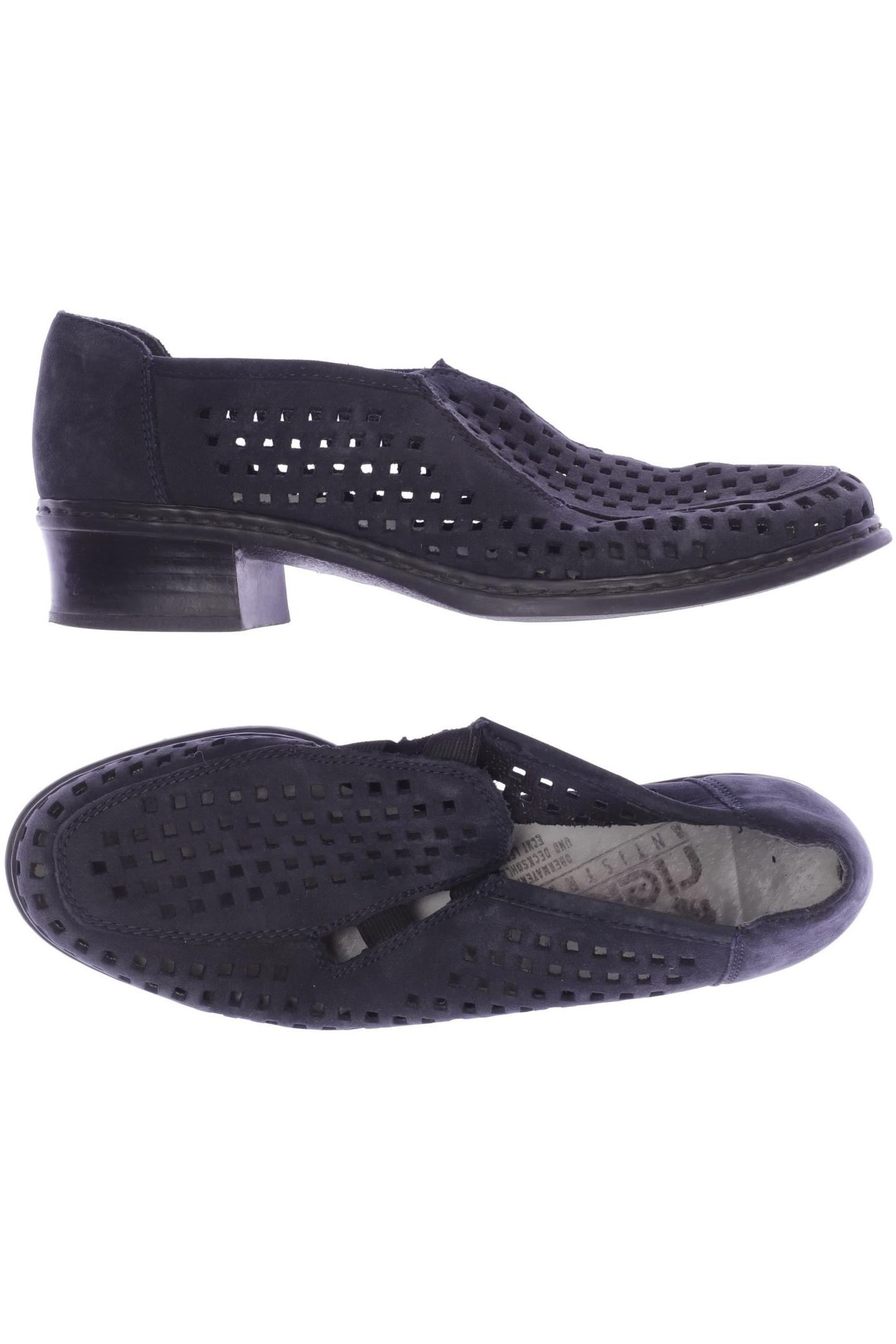 

Rieker Damen Halbschuh, schwarz, Gr. 4