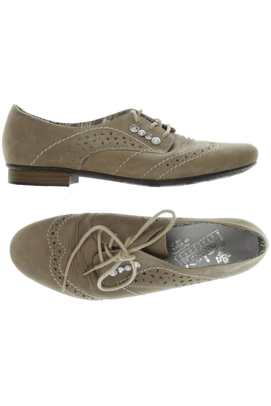 

Rieker Damen Halbschuh, beige, Gr. 38