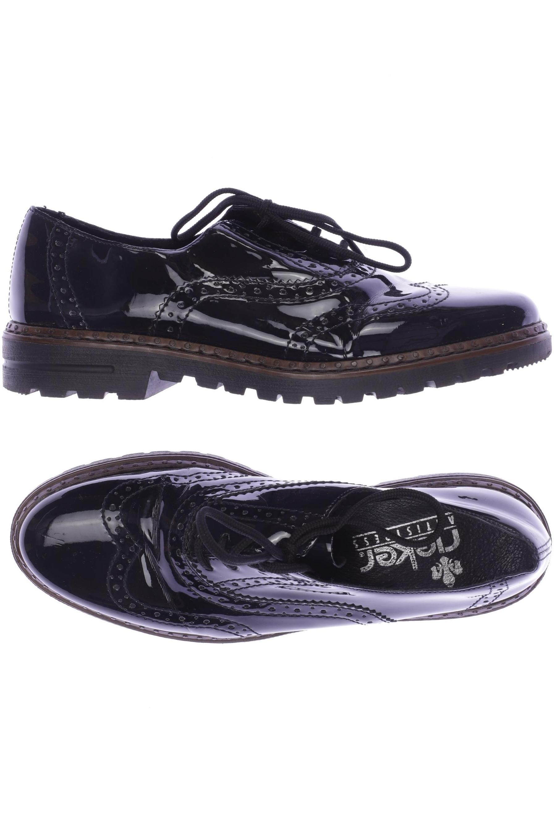 

Rieker Damen Halbschuh, schwarz, Gr. 39
