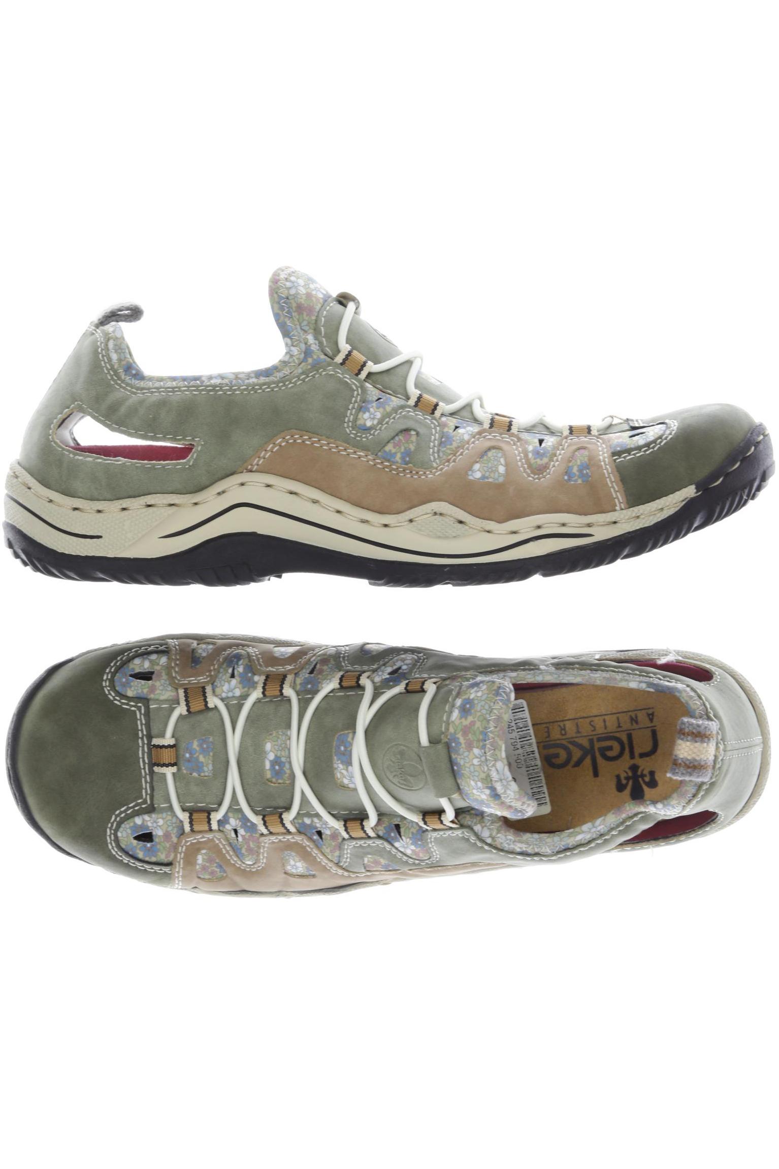 

Rieker Damen Halbschuh, grün, Gr. 43