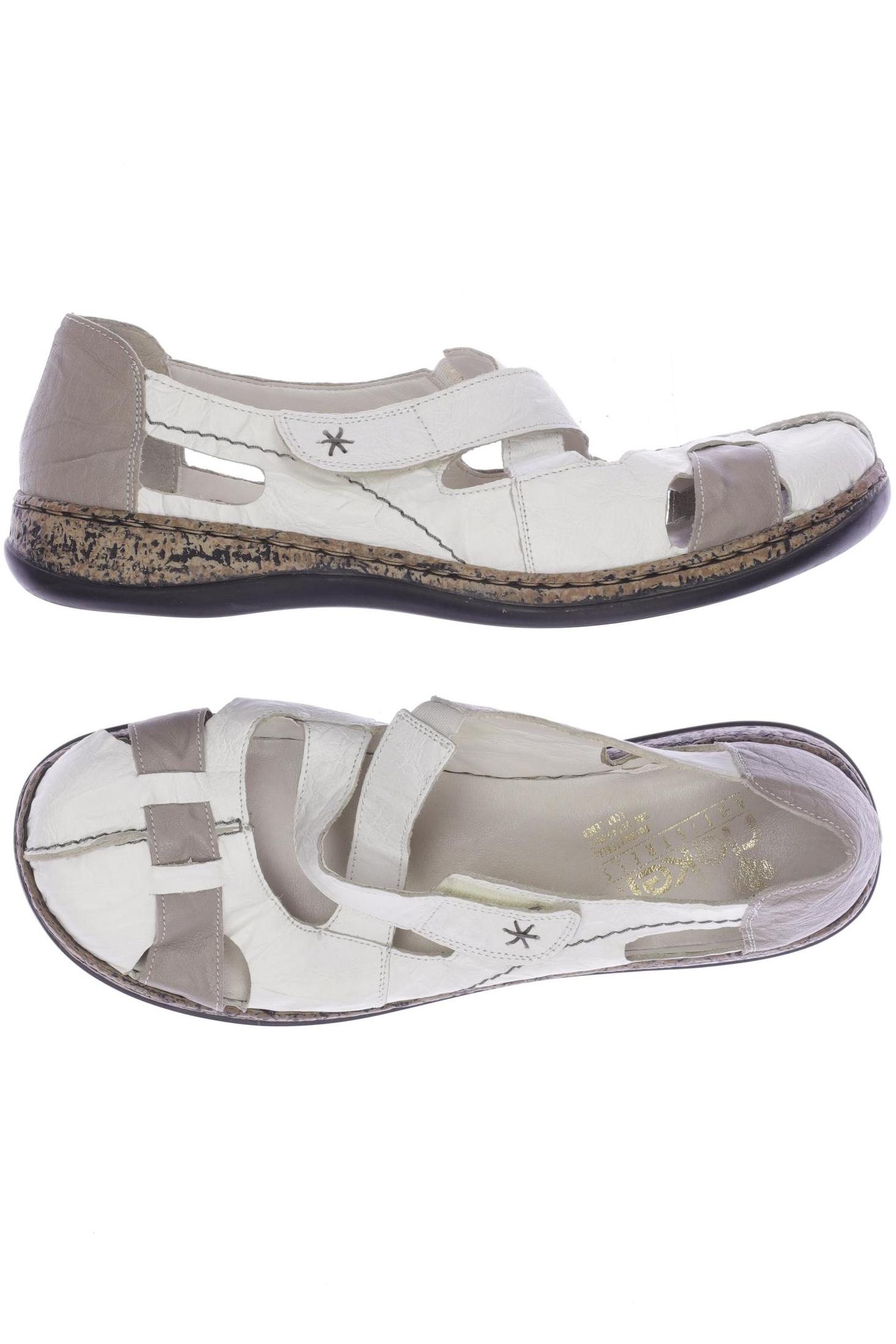 

Rieker Damen Halbschuh, weiß, Gr. 42