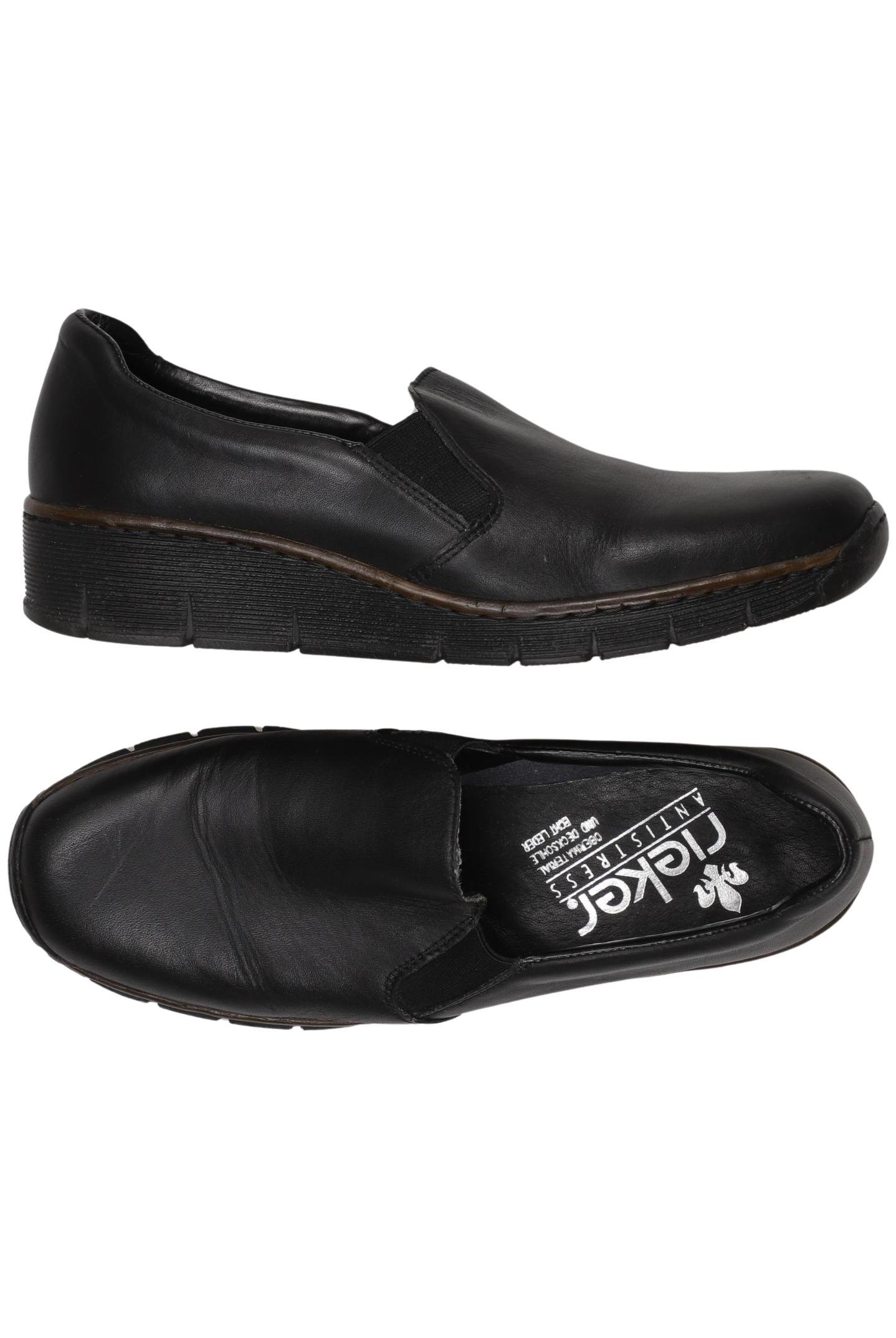

Rieker Damen Halbschuh, schwarz, Gr. 38