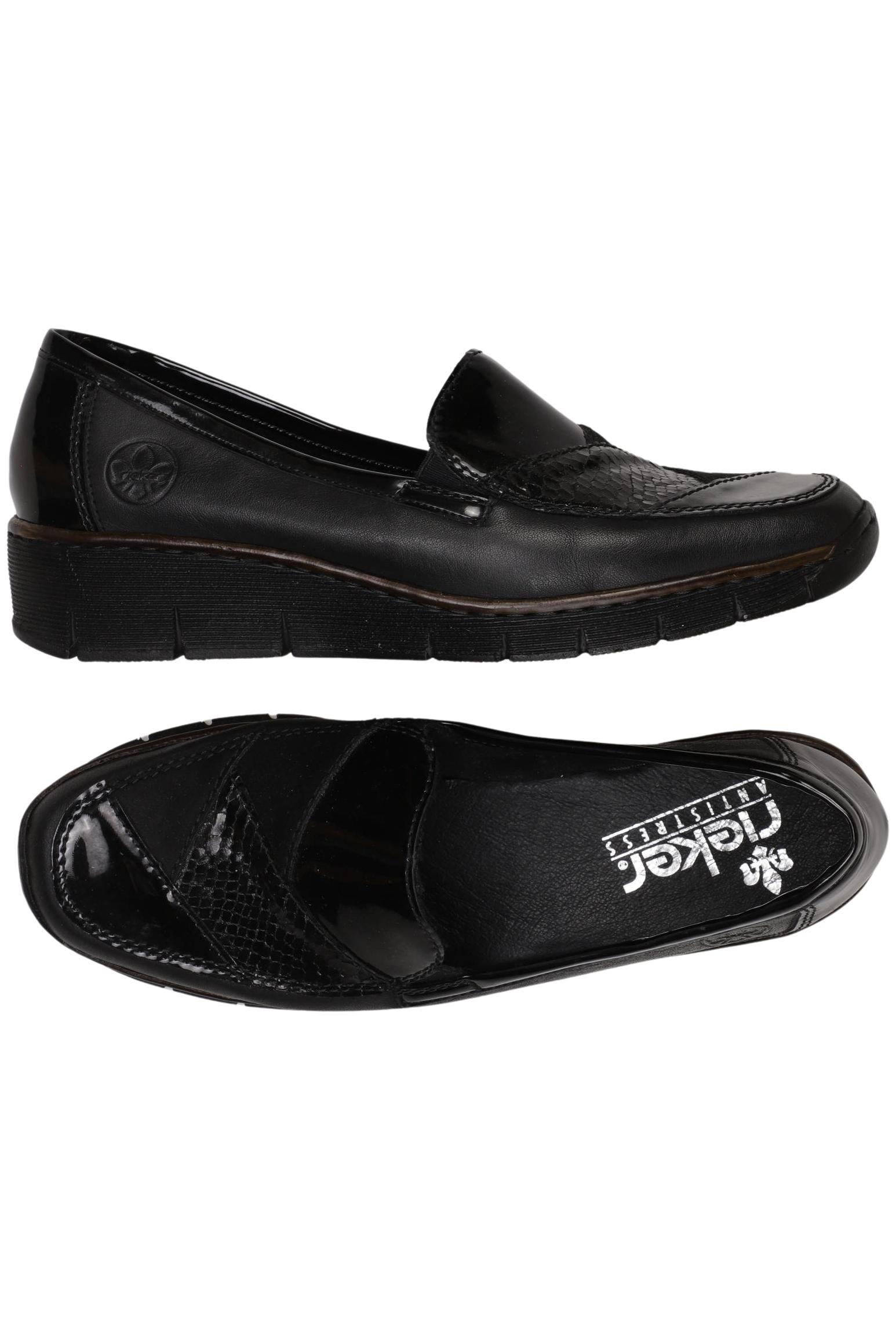 

Rieker Damen Halbschuh, schwarz, Gr. 40