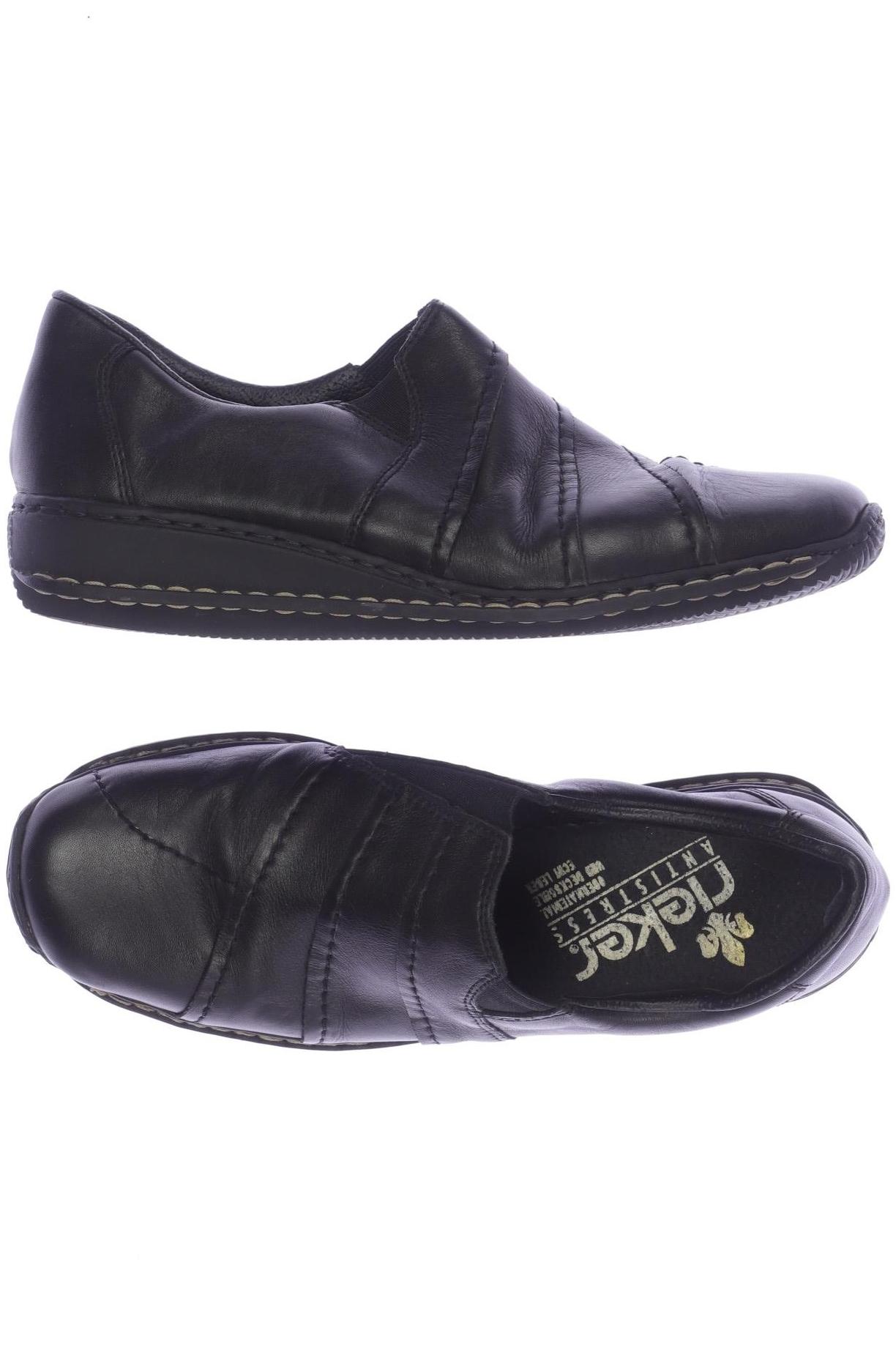 

Rieker Damen Halbschuh, schwarz, Gr. 37