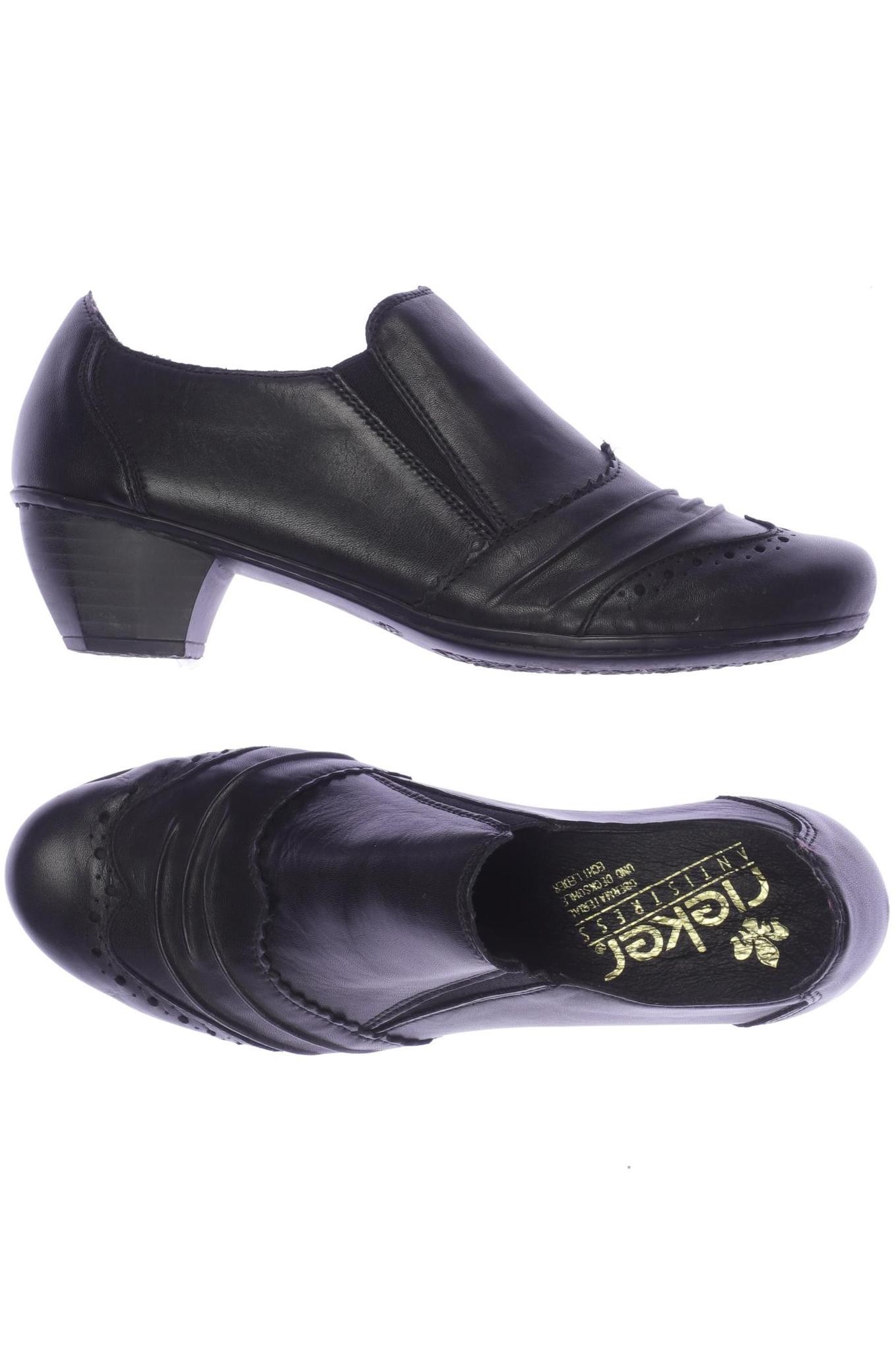 

Rieker Damen Halbschuh, schwarz, Gr. 37