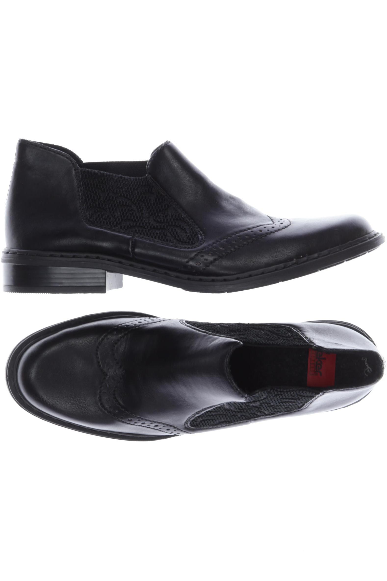 

Rieker Damen Halbschuh, schwarz, Gr. 40