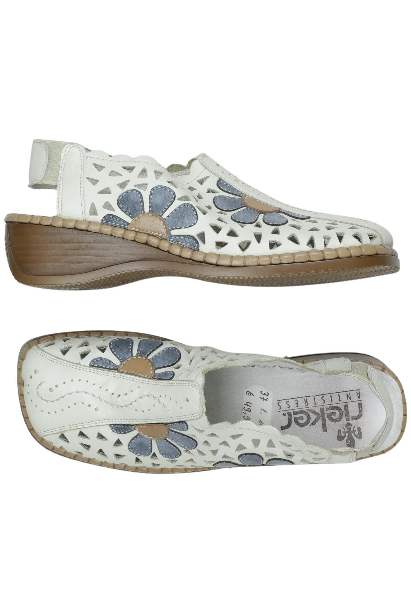 

Rieker Damen Halbschuh, cremeweiß, Gr. 37