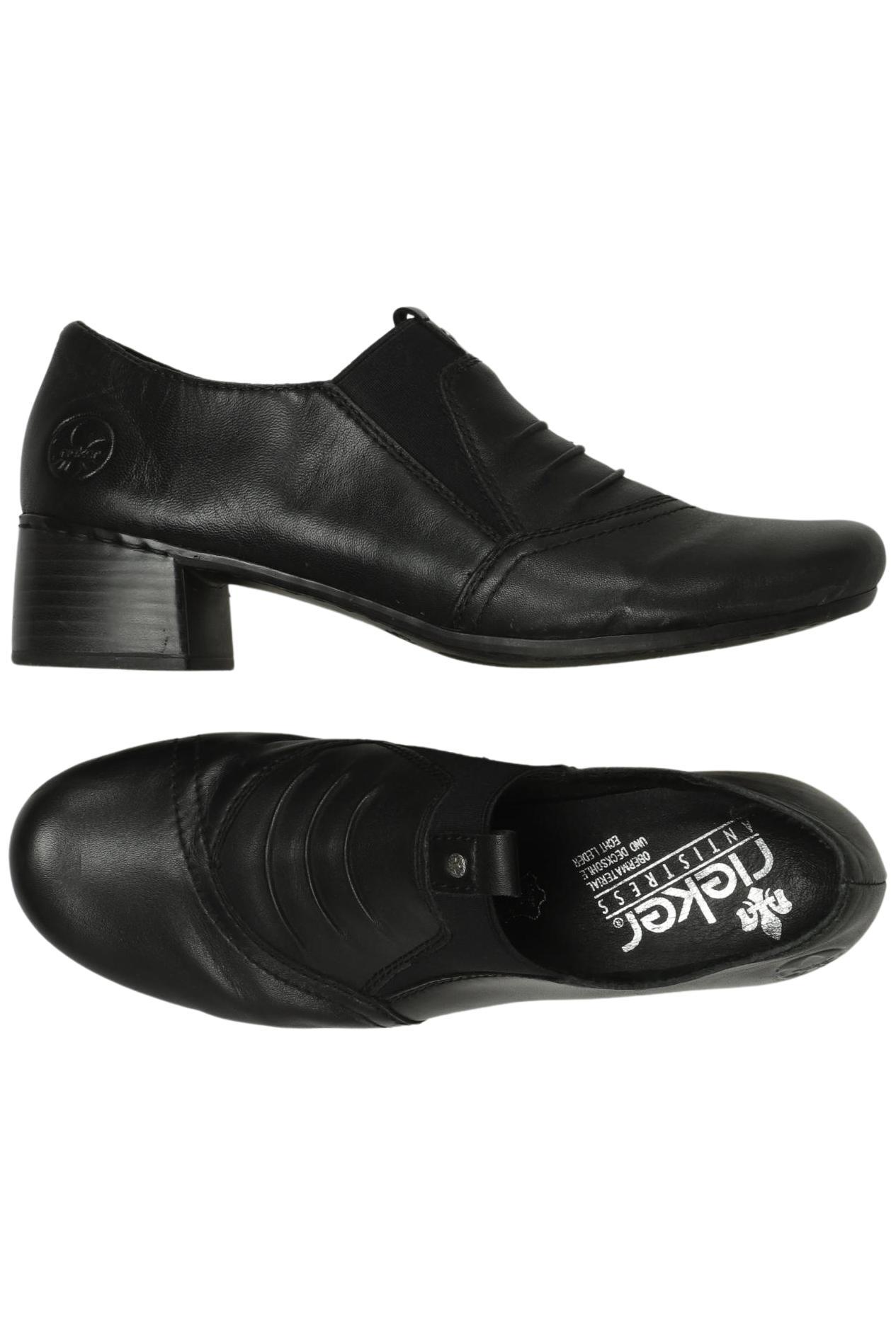 

Rieker Damen Halbschuh, schwarz, Gr. 39