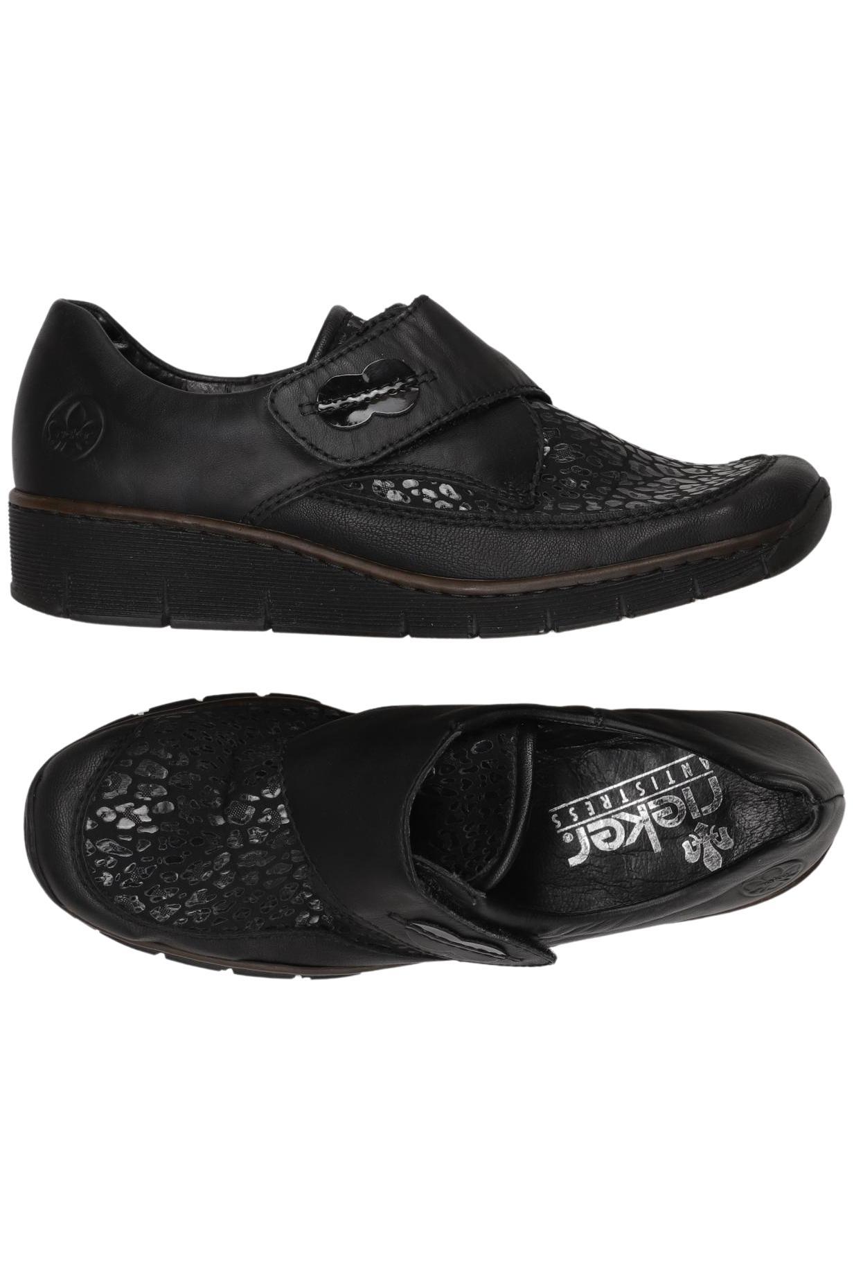 

Rieker Damen Halbschuh, schwarz, Gr. 39