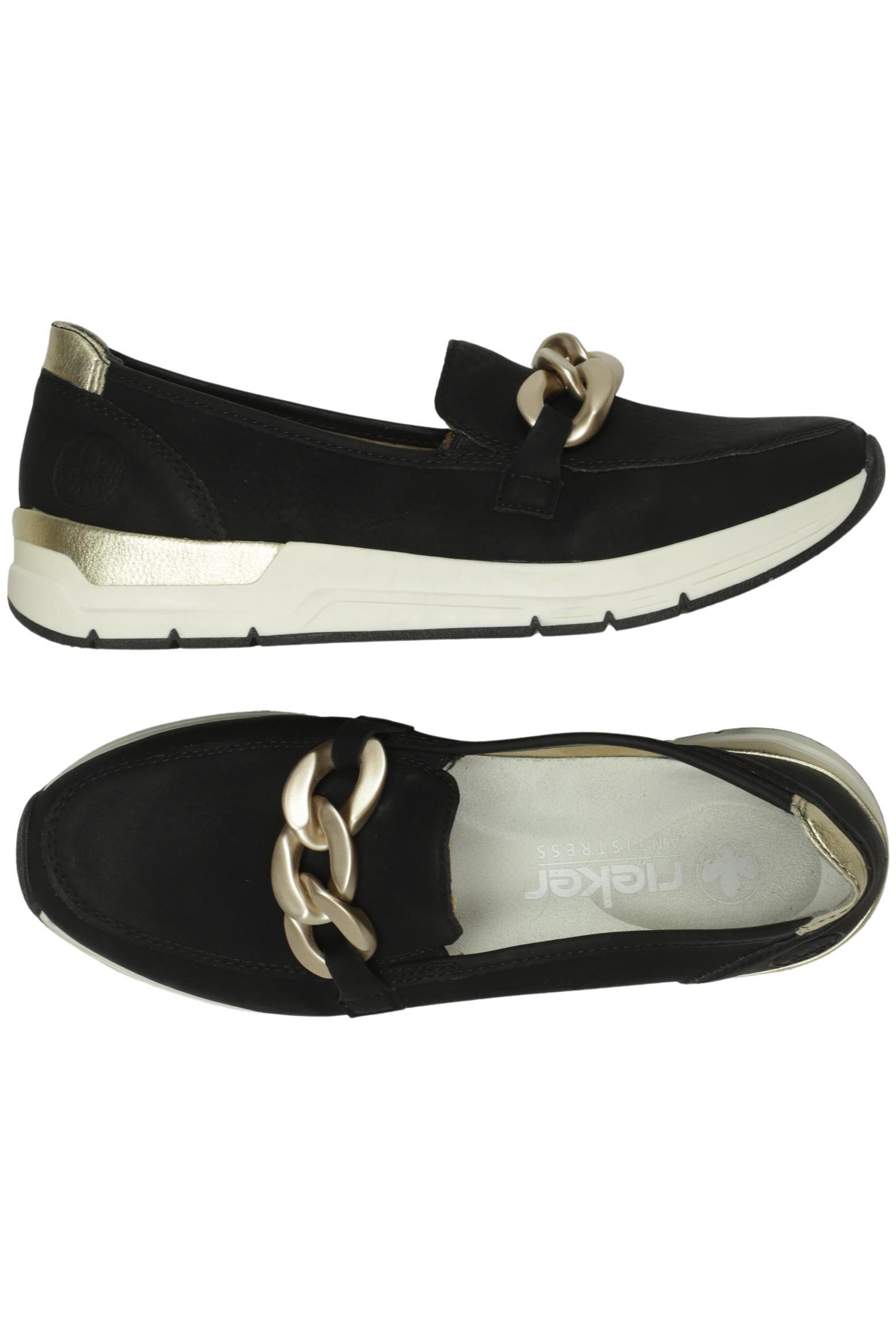 

Rieker Damen Halbschuh, schwarz, Gr. 37