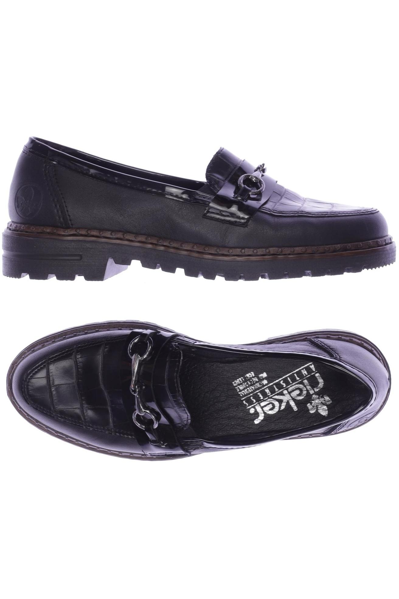 

Rieker Damen Halbschuh, schwarz, Gr. 36