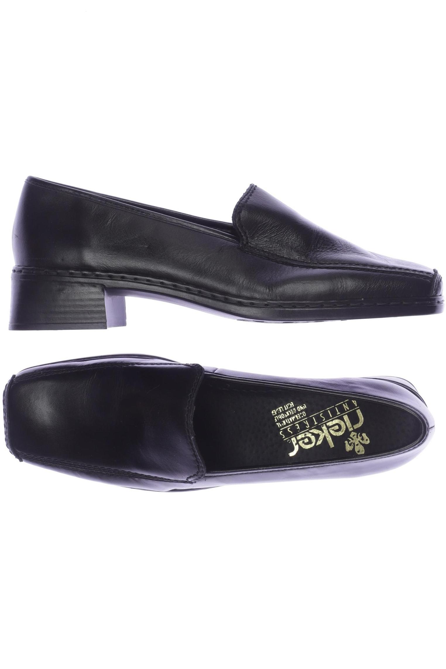 

Rieker Damen Halbschuh, schwarz, Gr. 41