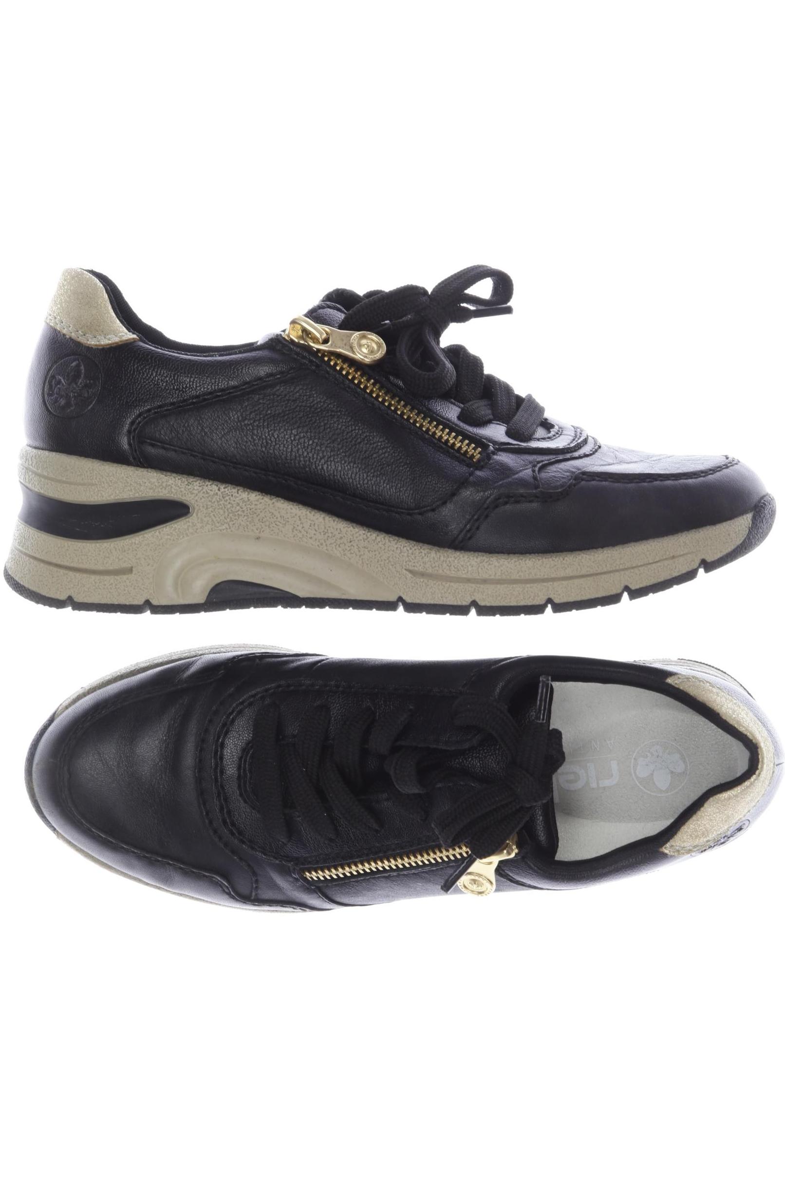 

Rieker Damen Halbschuh, schwarz, Gr. 38