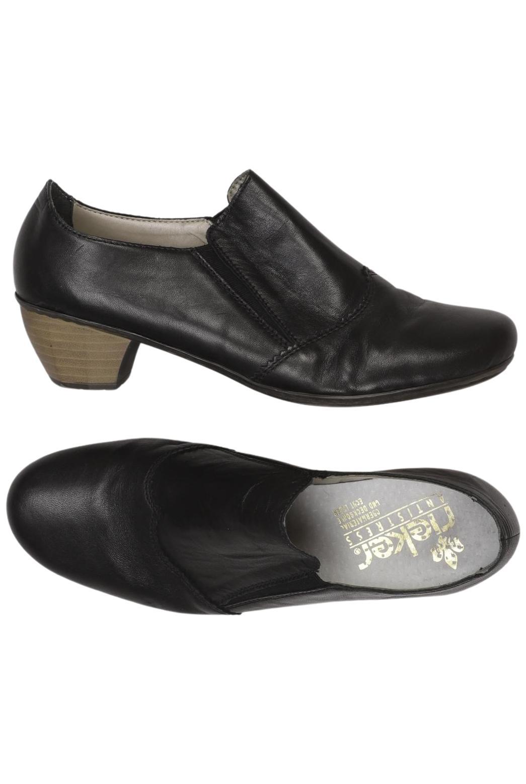 

Rieker Damen Halbschuh, schwarz, Gr. 38