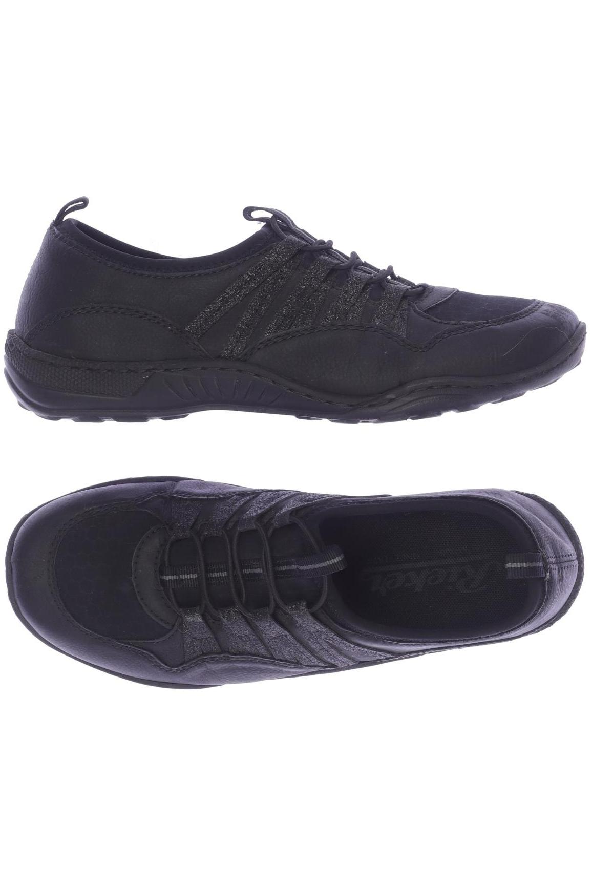 

Rieker Damen Halbschuh, schwarz, Gr. 38
