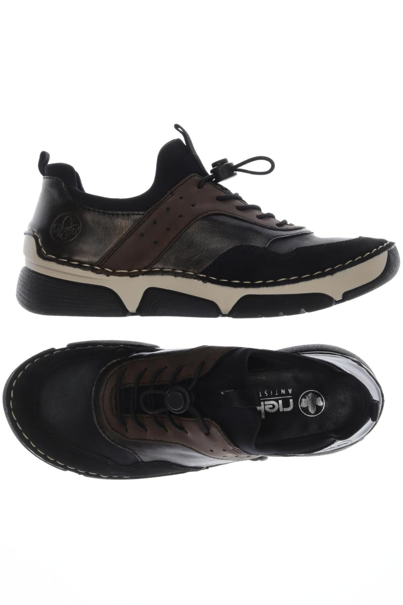 

Rieker Damen Halbschuh, schwarz, Gr. 39