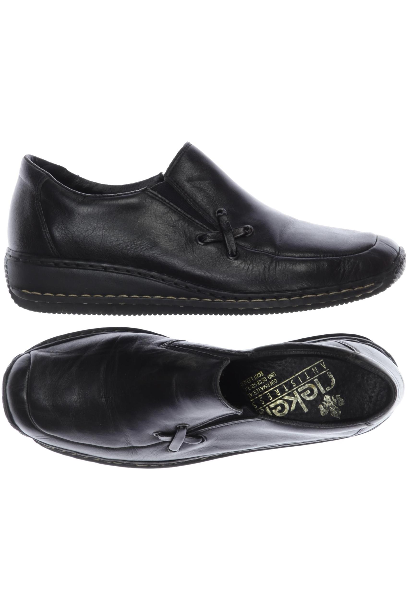 

Rieker Damen Halbschuh, schwarz, Gr. 37