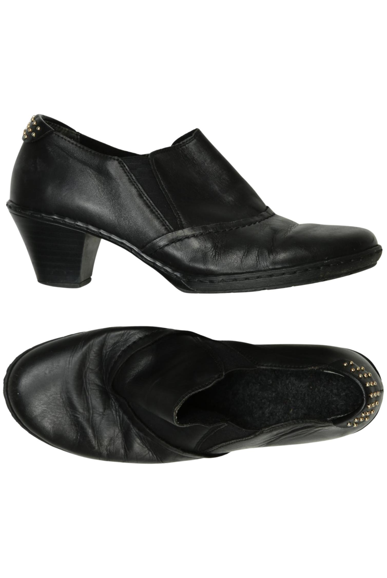 

Rieker Damen Halbschuh, schwarz, Gr. 39