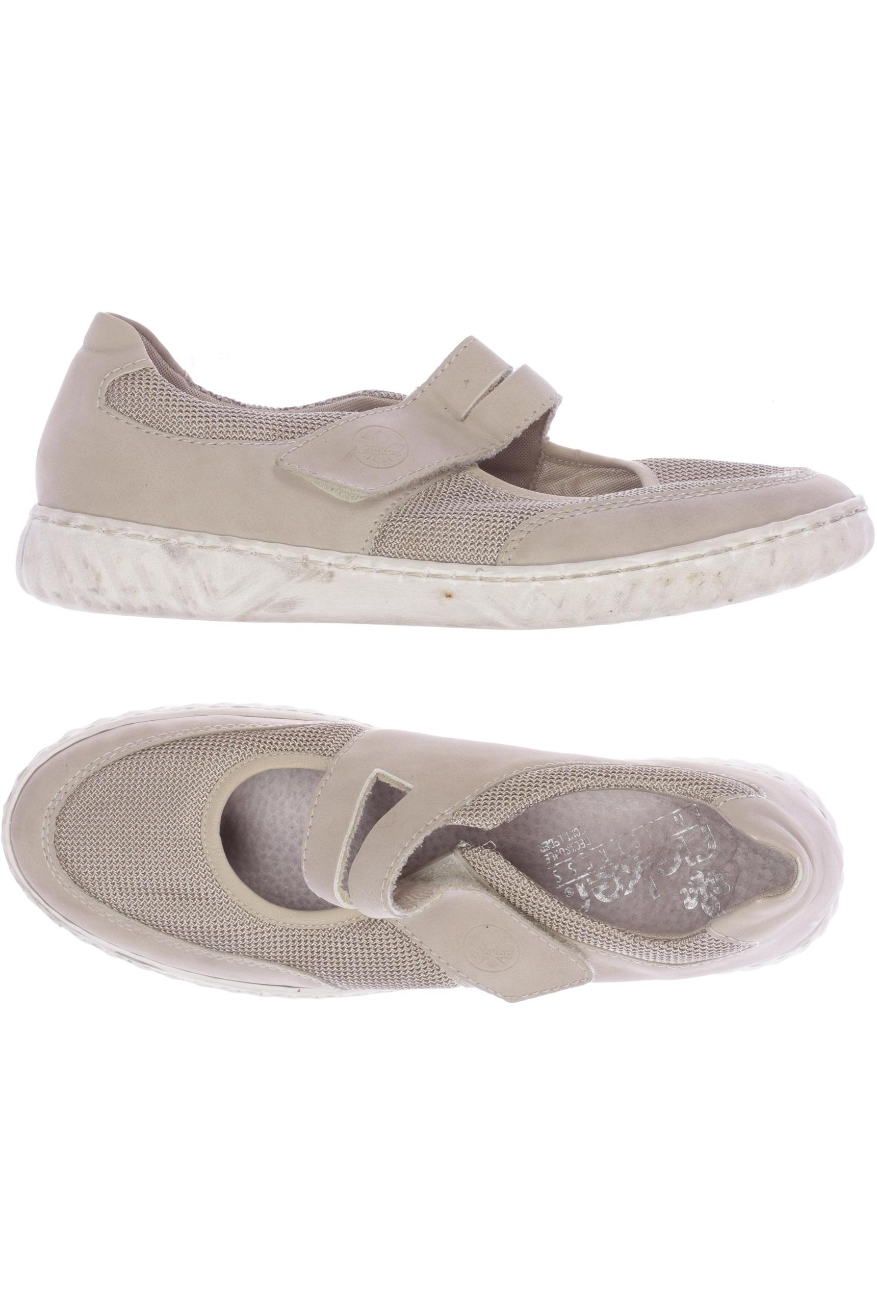 

Rieker Damen Halbschuh, beige, Gr. 40
