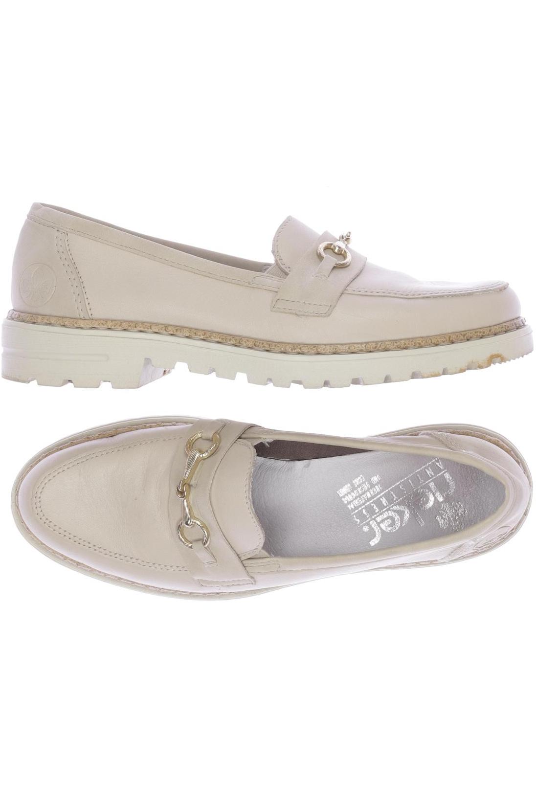 

Rieker Damen Halbschuh, cremeweiß, Gr. 38
