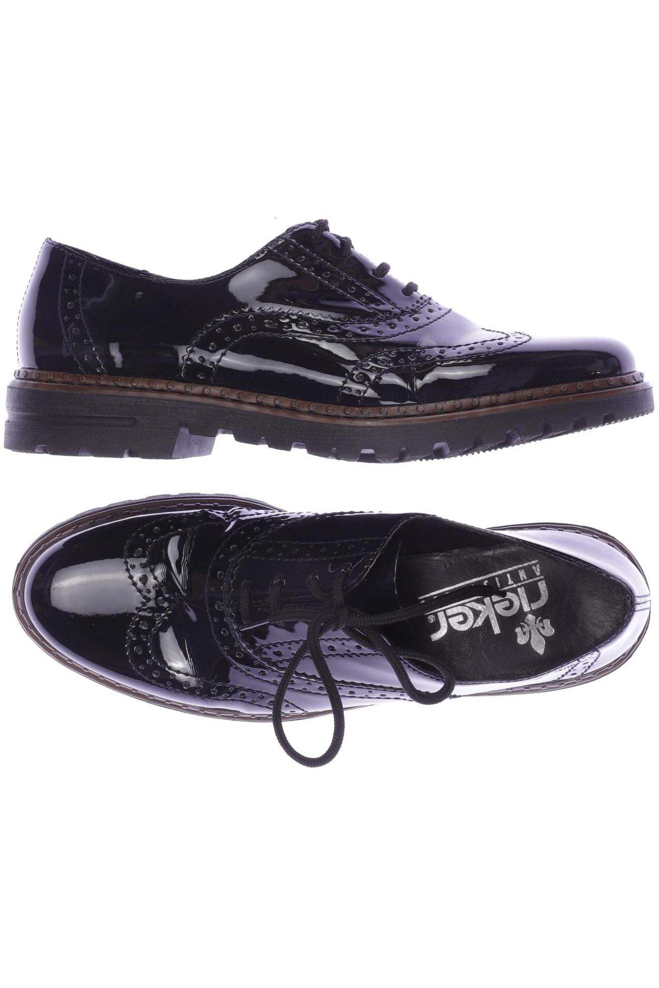 

Rieker Damen Halbschuh, schwarz, Gr. 39