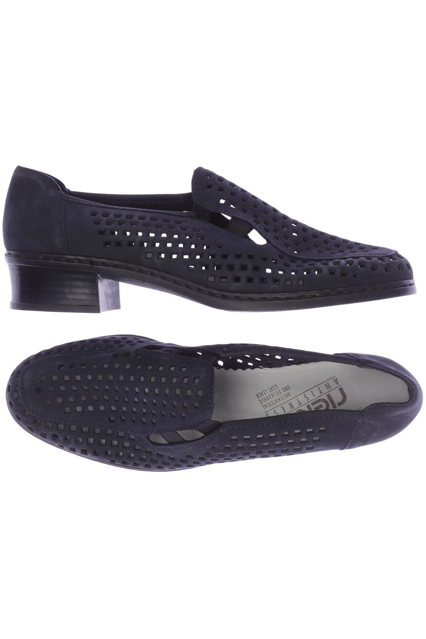 

Rieker Damen Halbschuh, marineblau, Gr. 7.5