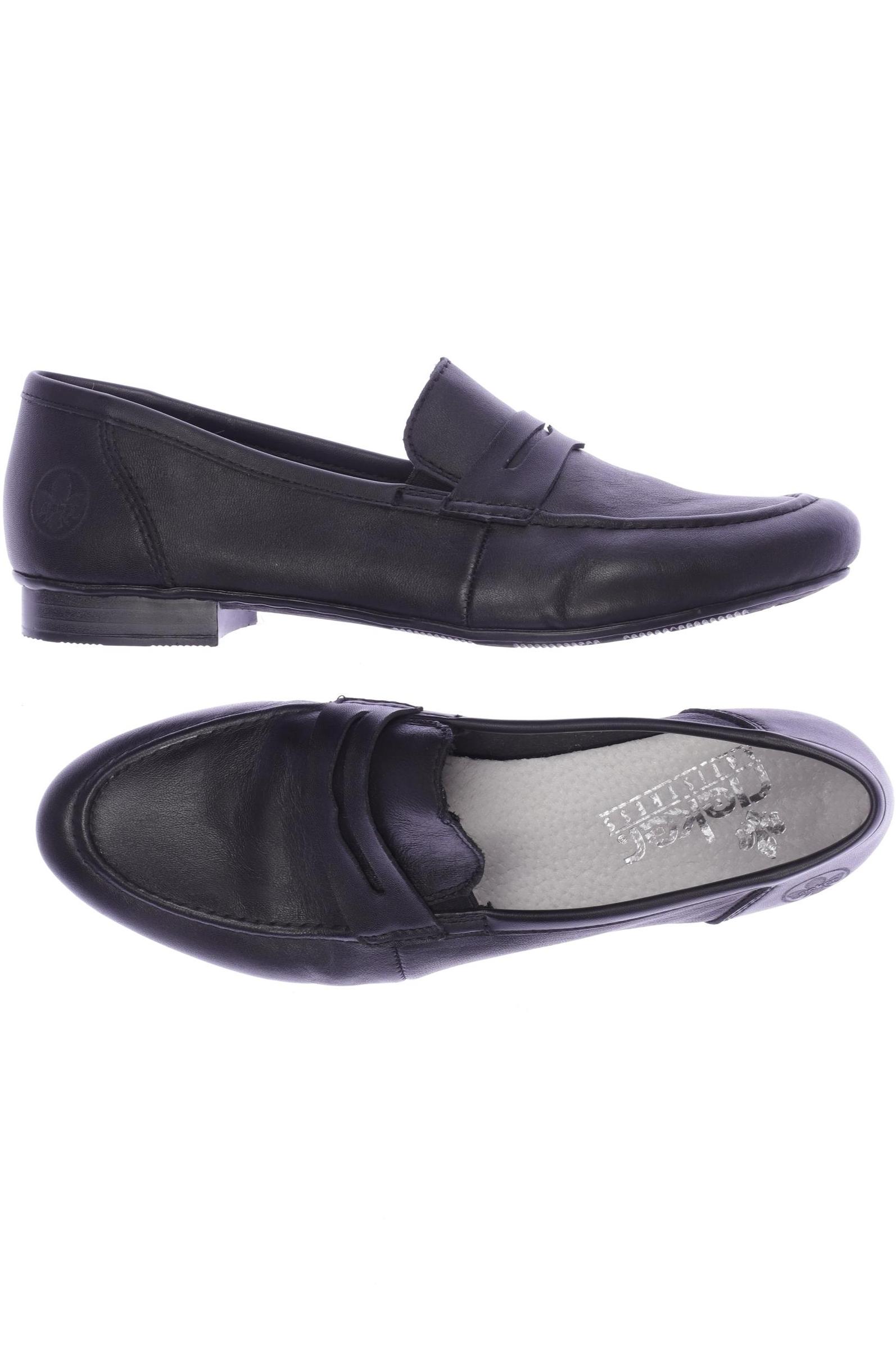 

Rieker Damen Halbschuh, schwarz, Gr. 39