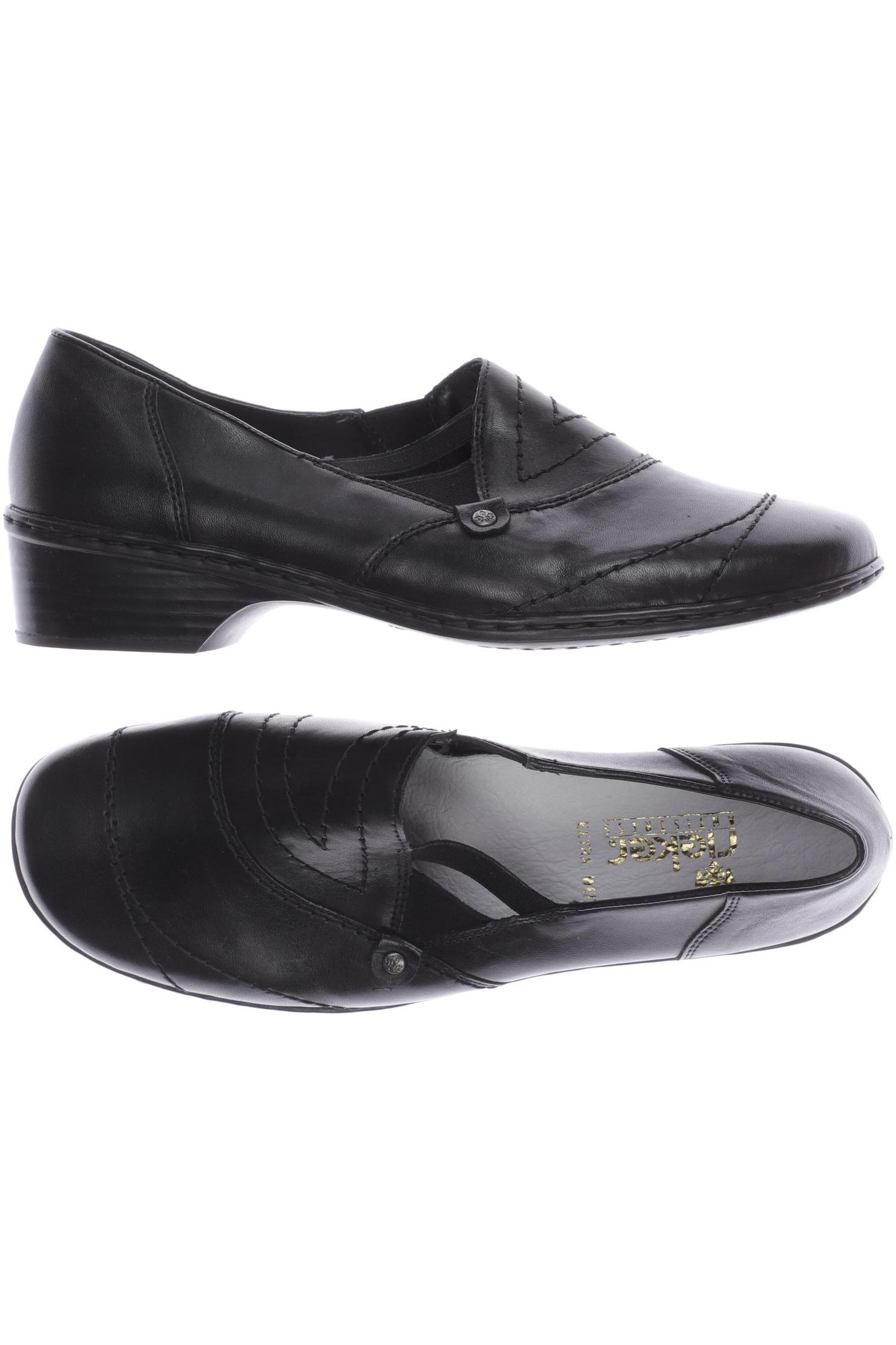

Rieker Damen Halbschuh, schwarz, Gr. 39