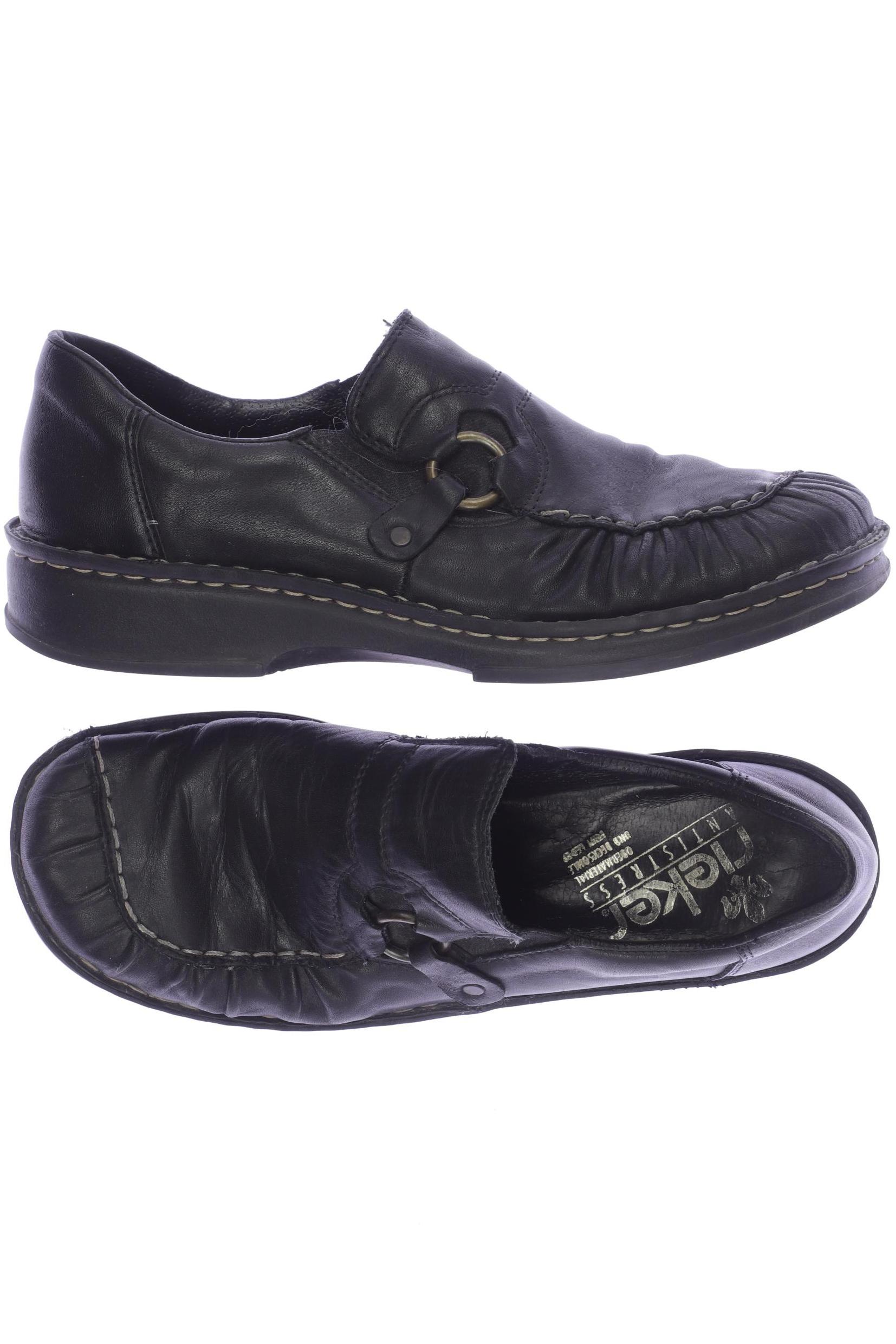 

Rieker Damen Halbschuh, schwarz