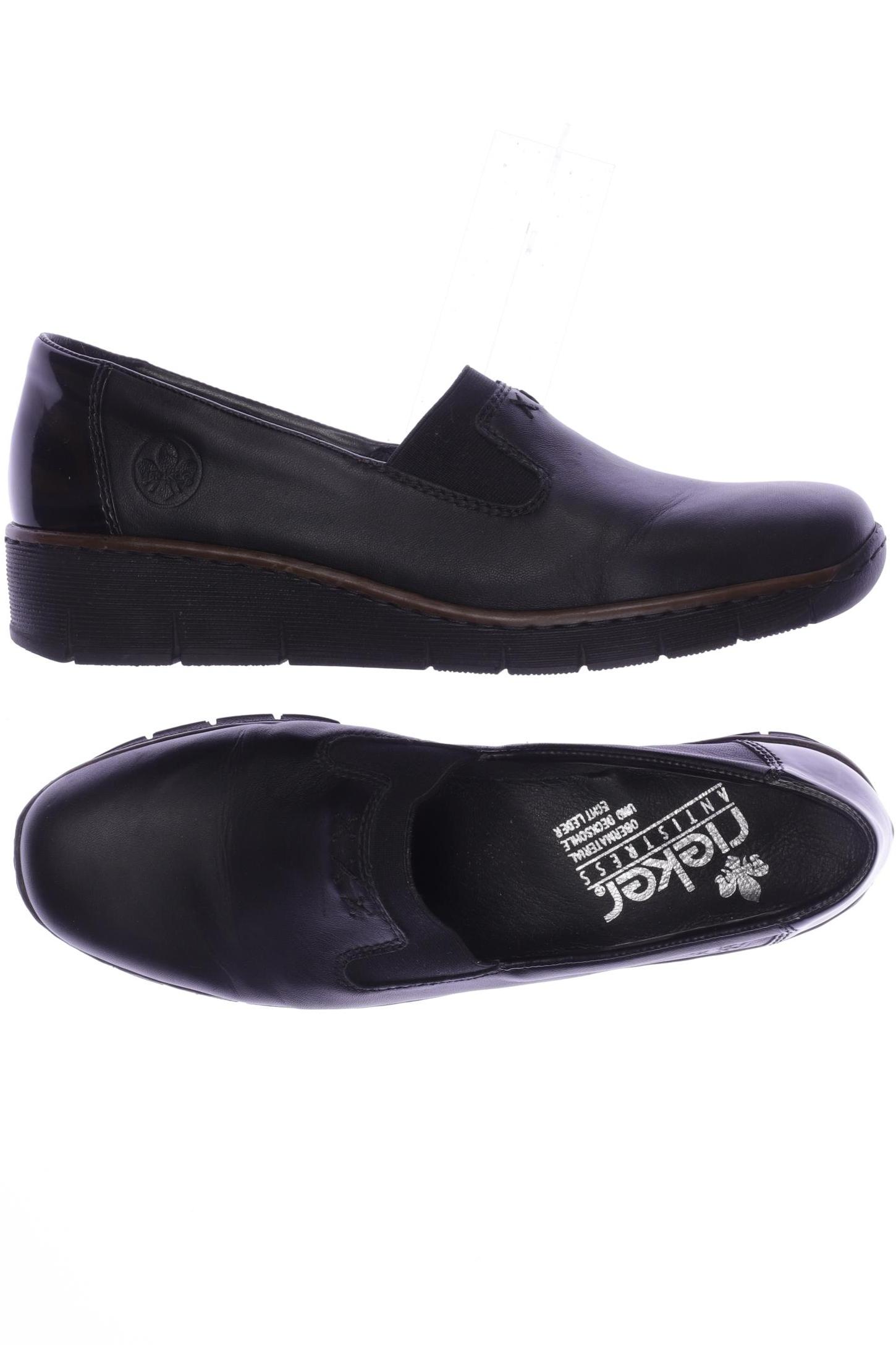 

Rieker Damen Halbschuh, schwarz, Gr. 40
