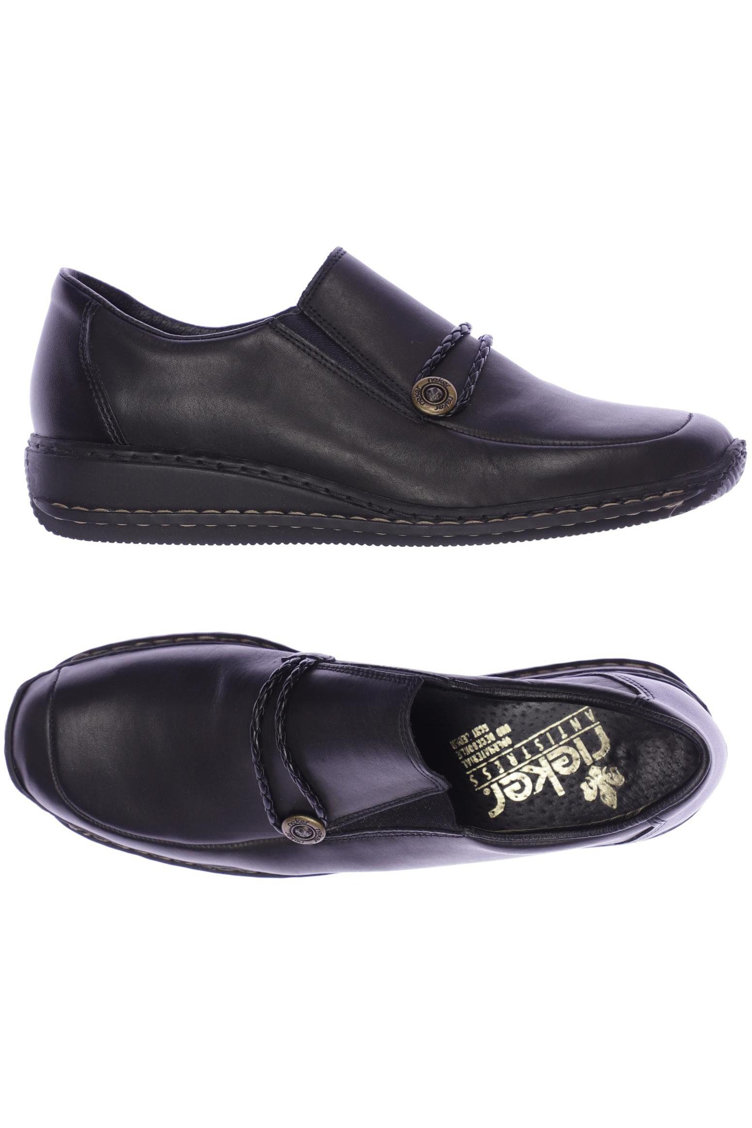 

Rieker Damen Halbschuh, schwarz, Gr. 40