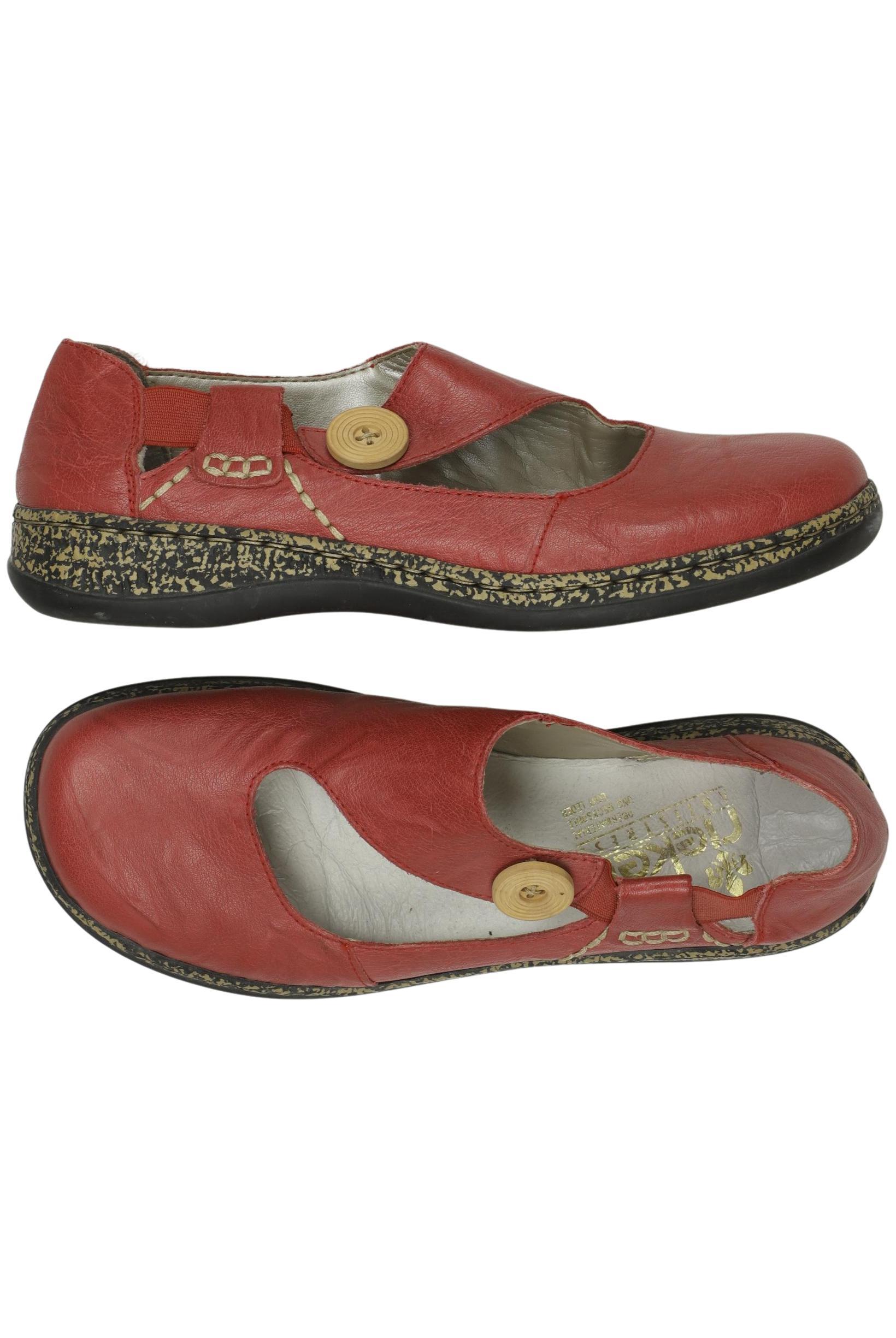 

Rieker Damen Halbschuh, rot, Gr. 39