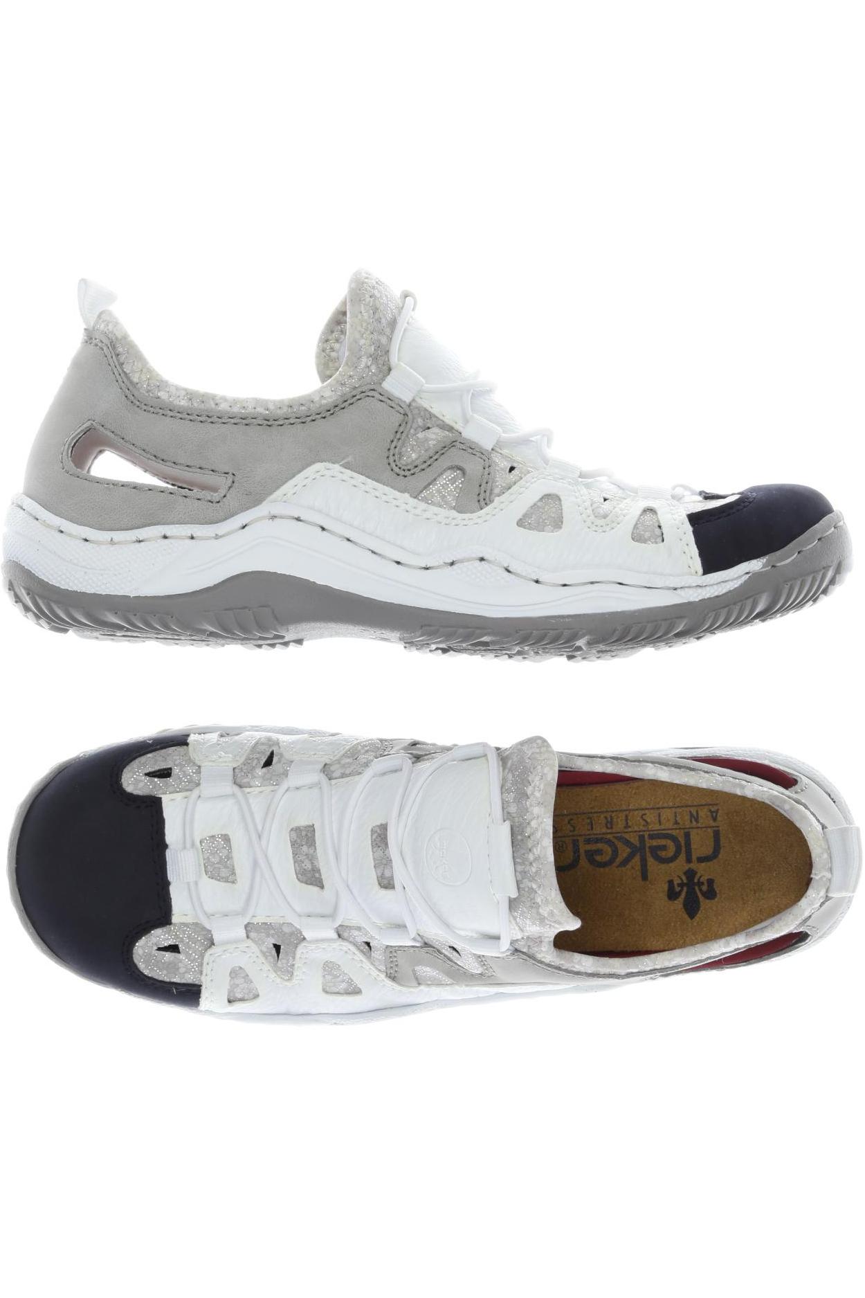 

Rieker Damen Halbschuh, weiß, Gr. 40