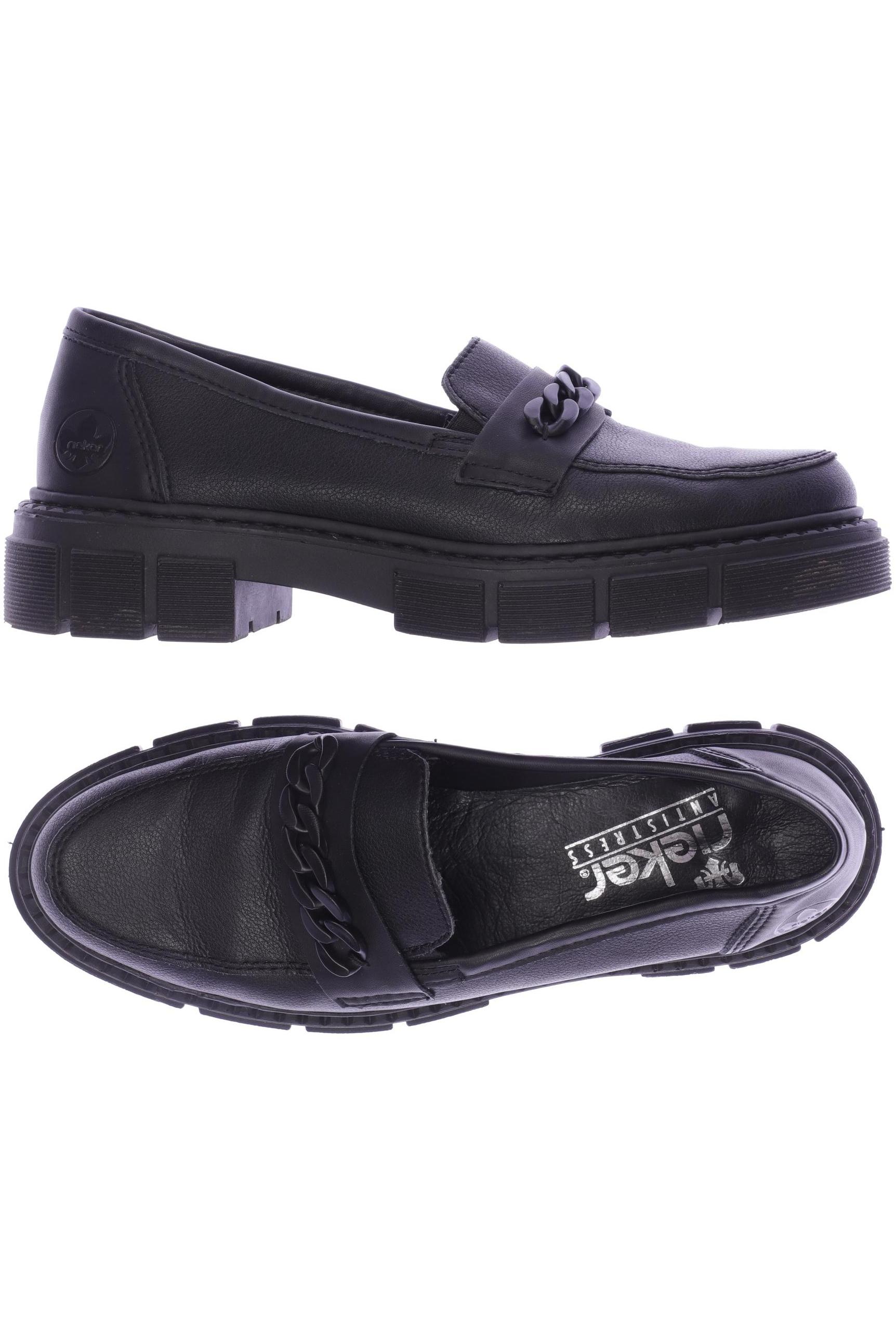 

Rieker Damen Halbschuh, schwarz, Gr. 40