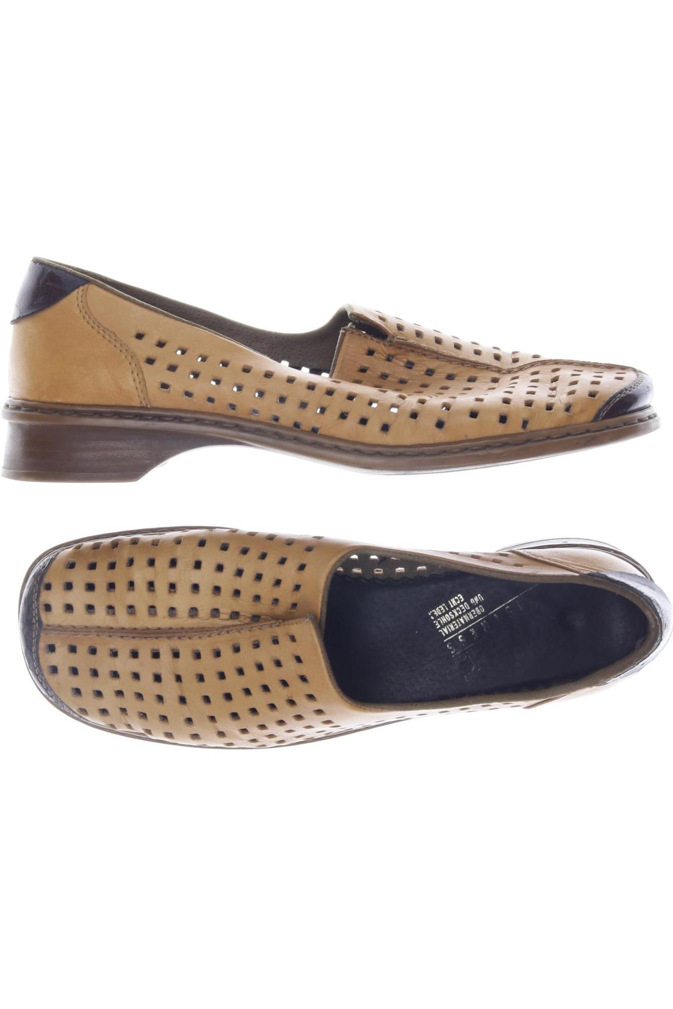 

Rieker Damen Halbschuh, beige, Gr. 39