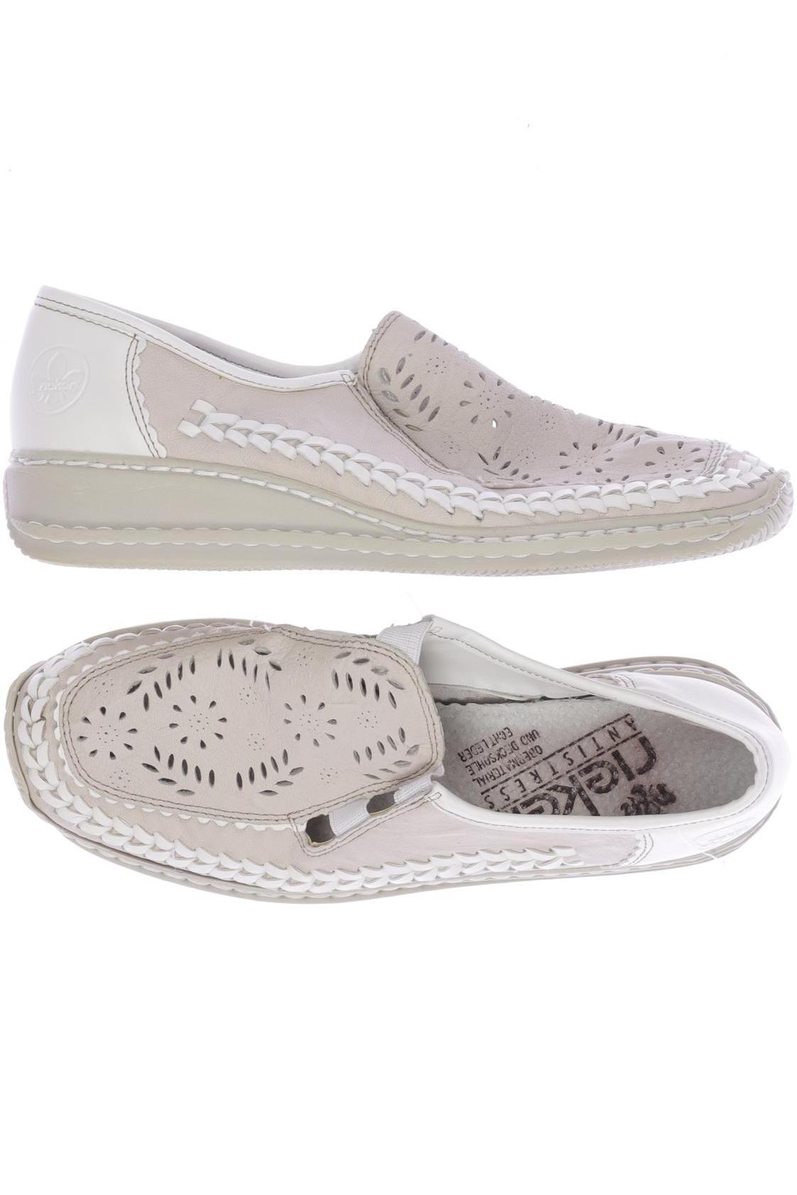 

Rieker Damen Halbschuh, beige, Gr. 36