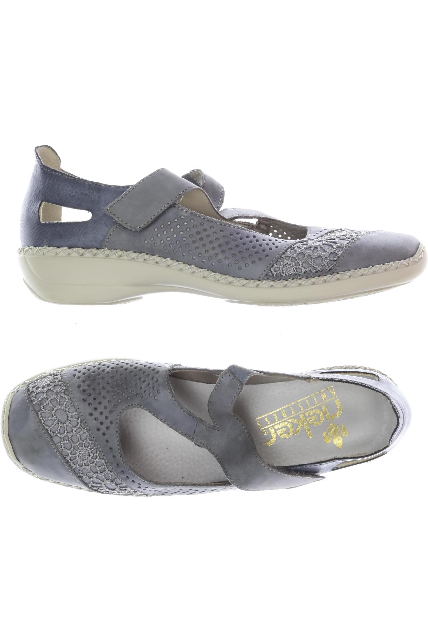 

Rieker Damen Halbschuh, grau, Gr. 38
