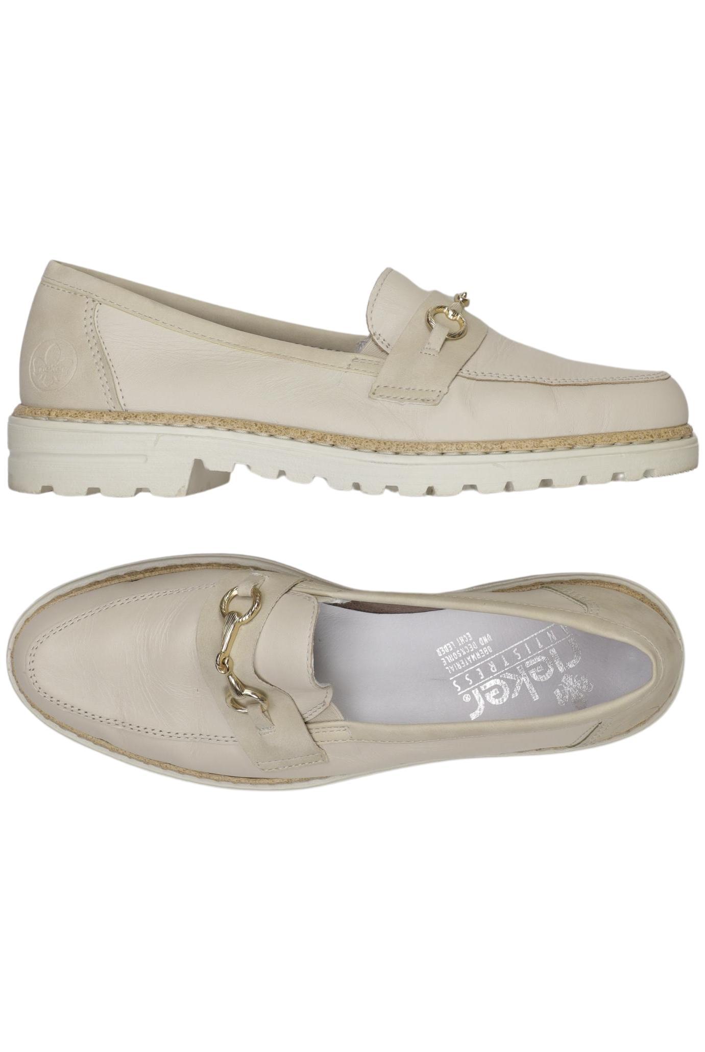

Rieker Damen Halbschuh, beige, Gr. 40