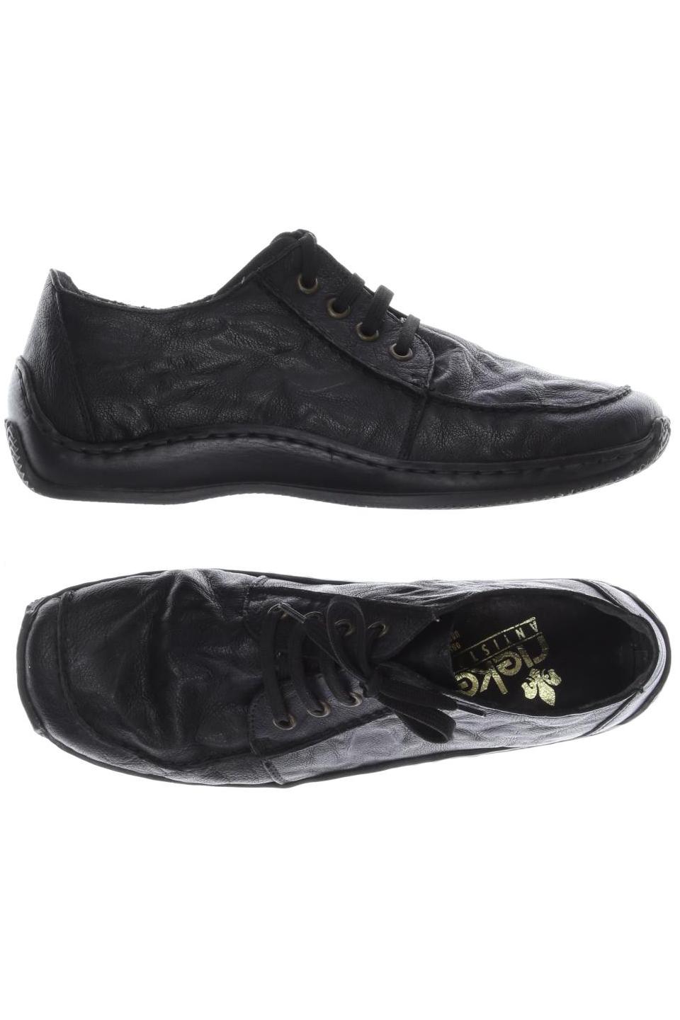 

Rieker Damen Halbschuh, schwarz, Gr. 39