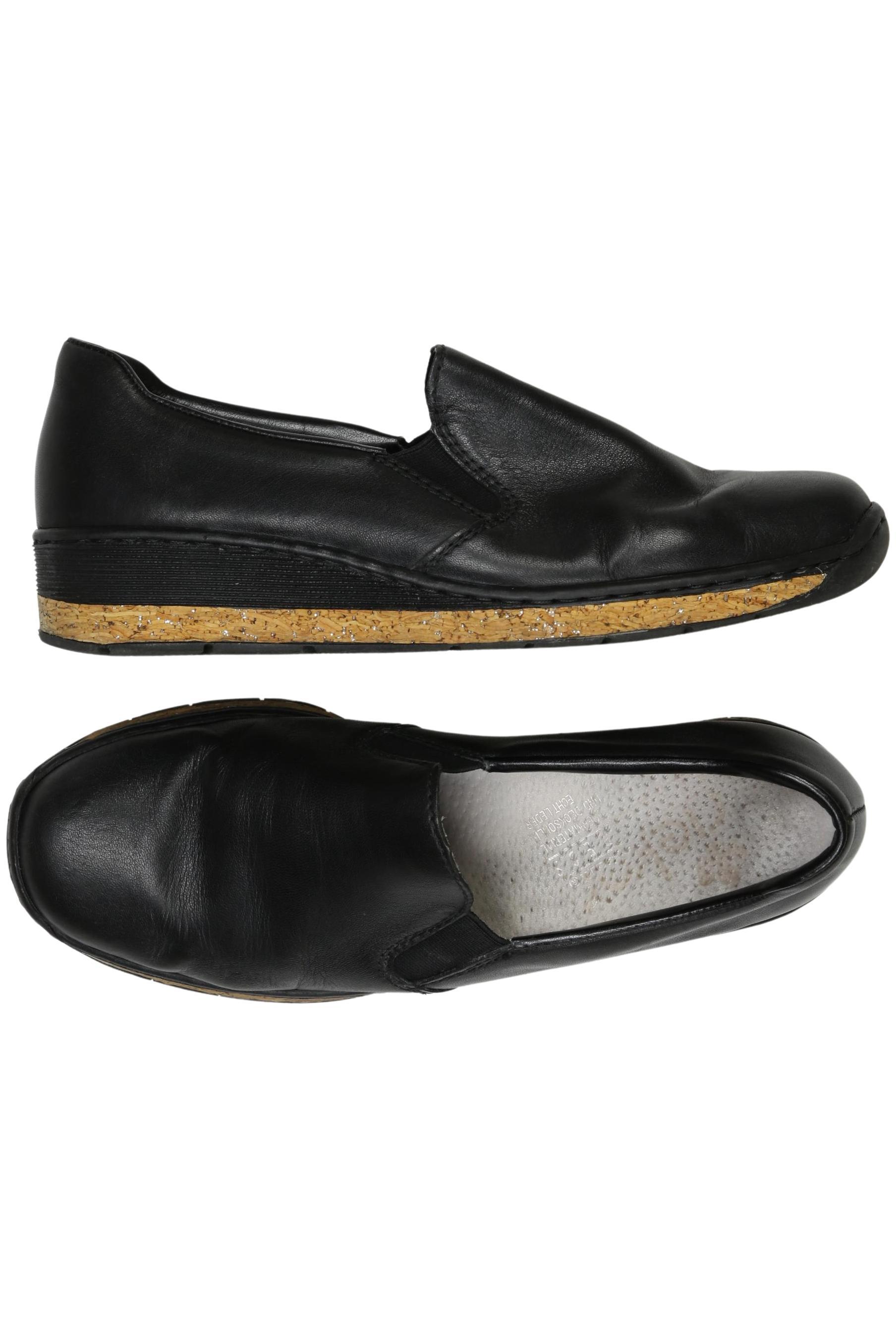 

Rieker Damen Halbschuh, schwarz, Gr. 37