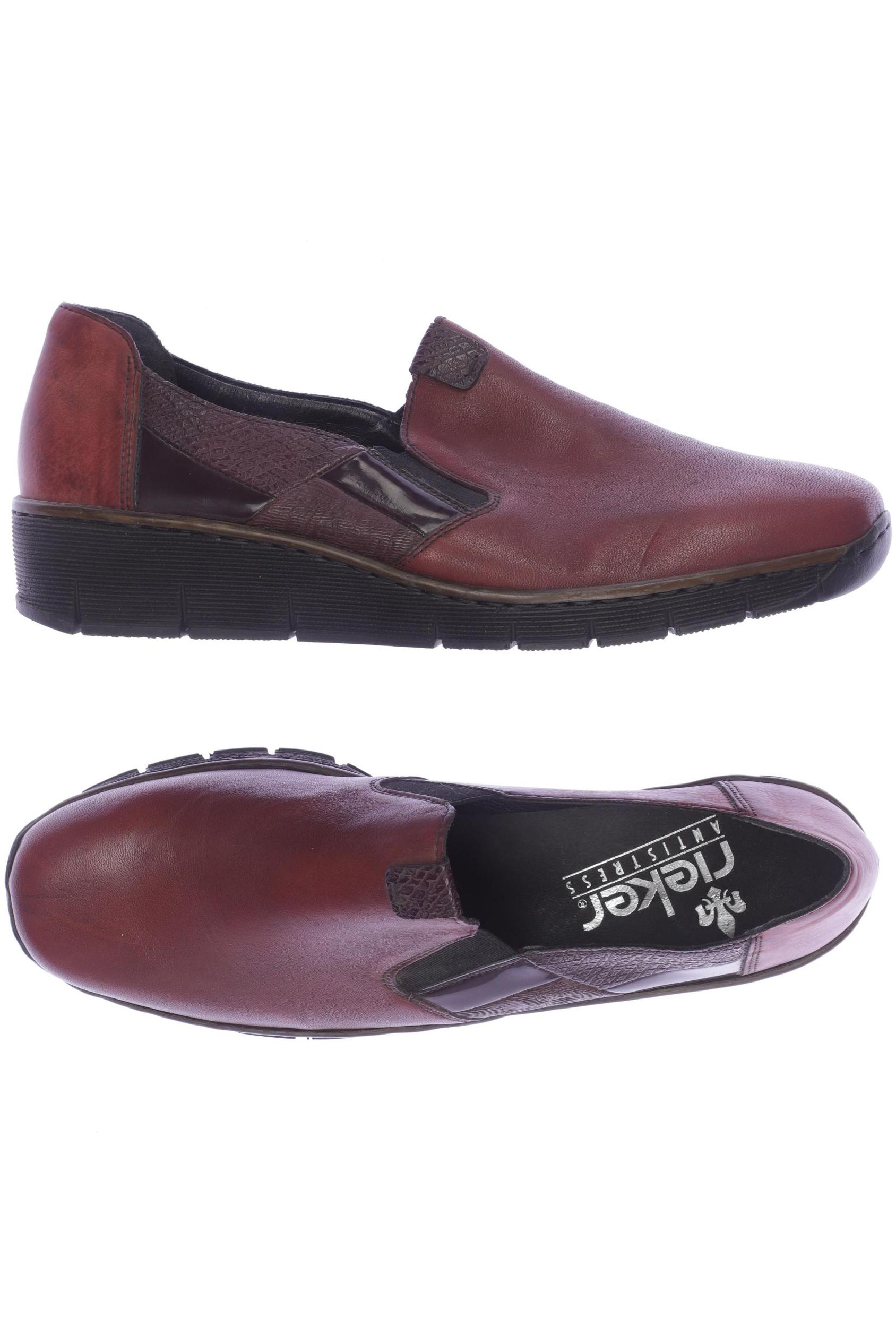 

Rieker Damen Halbschuh, bordeaux, Gr. 41