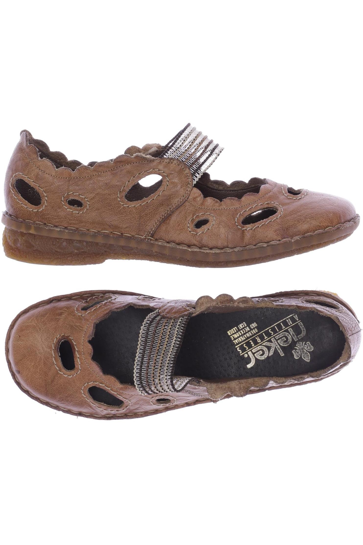 

Rieker Damen Halbschuh, braun, Gr. 39