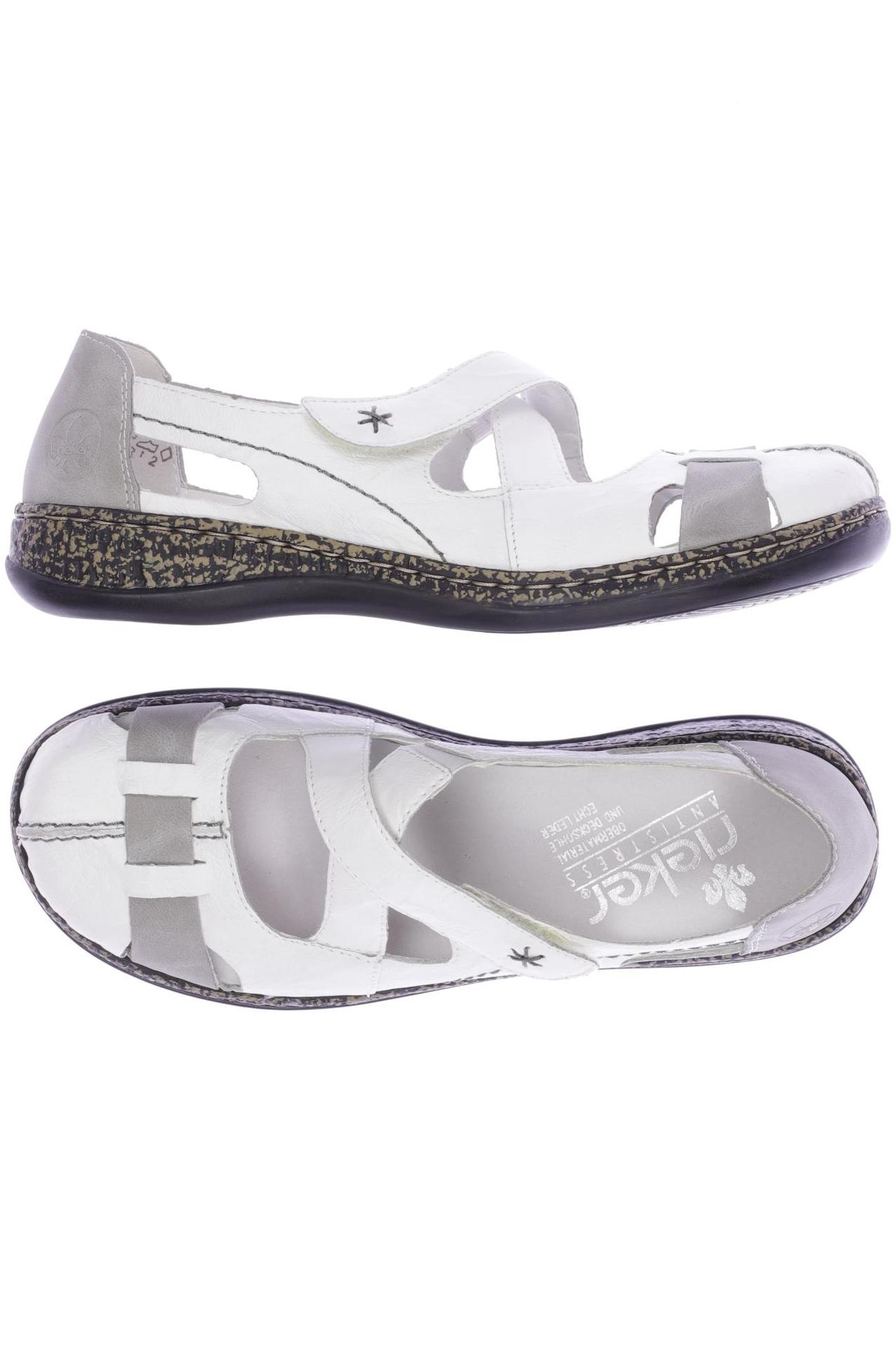 

Rieker Damen Halbschuh, weiß, Gr. 39